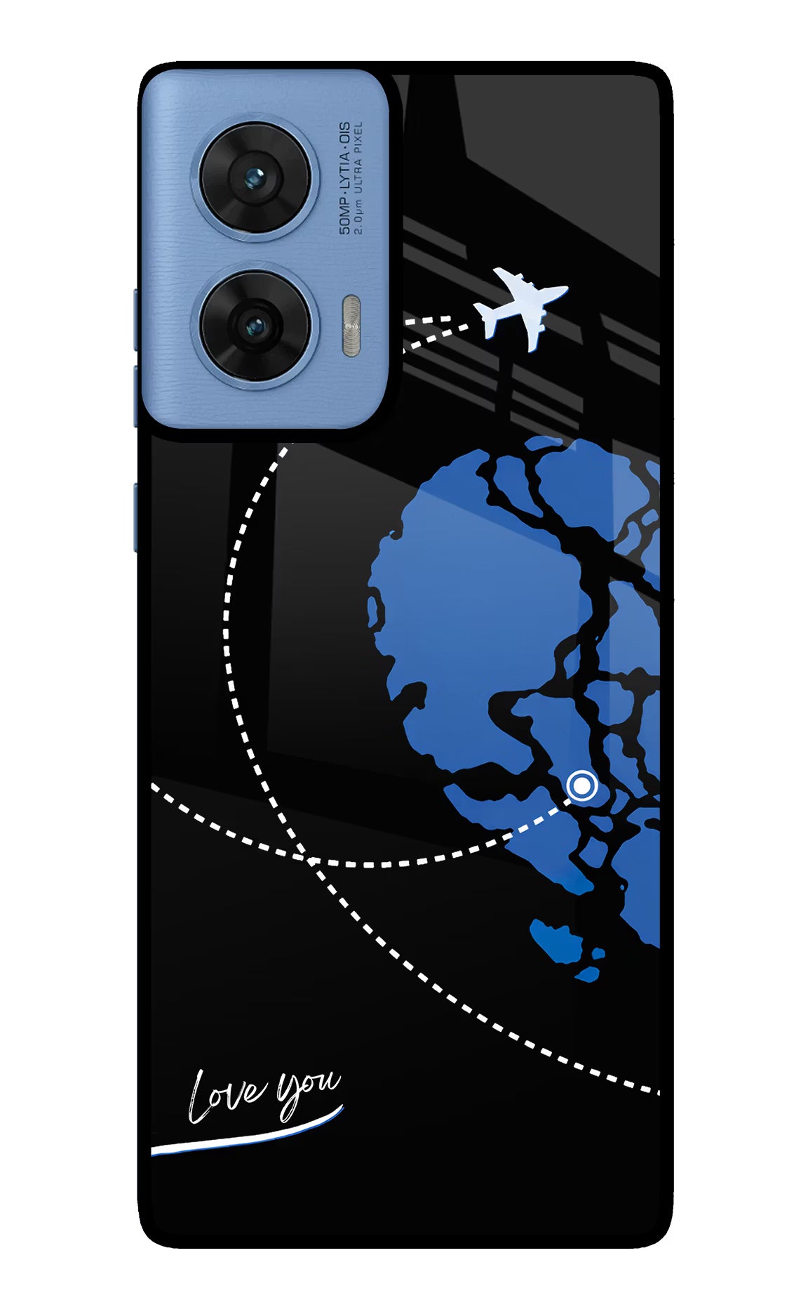 Love Orbit Moto G96 5G Glass Case - Love Orbit Moto G96 5G Glass Case Love Orbit Moto G96 5G Glass Case