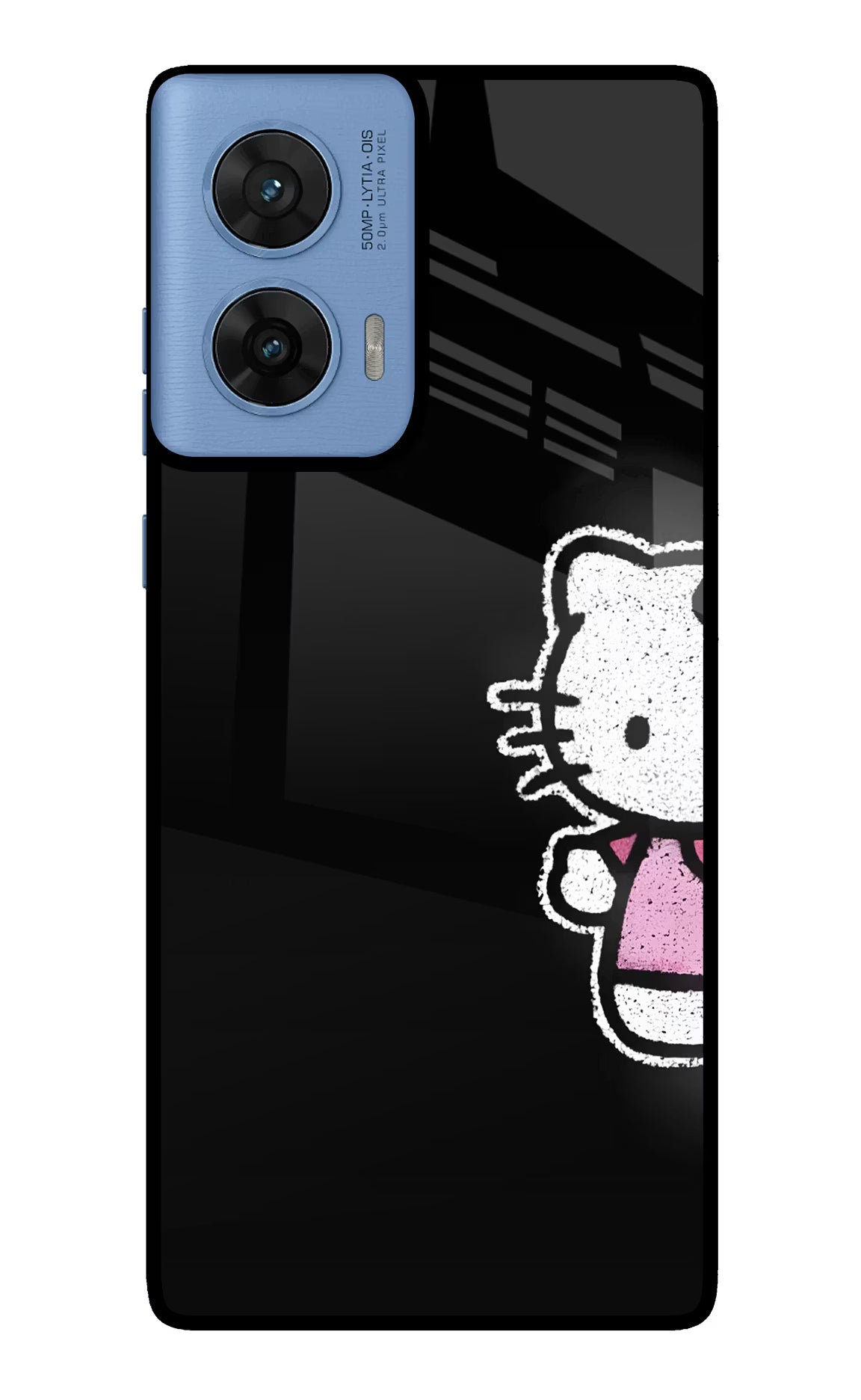 Kitty Charm Moto G96 5G Glass Case - Kitty Charm Moto G96 5G Glass Case Kitty Charm Moto G96 5G Glass Case