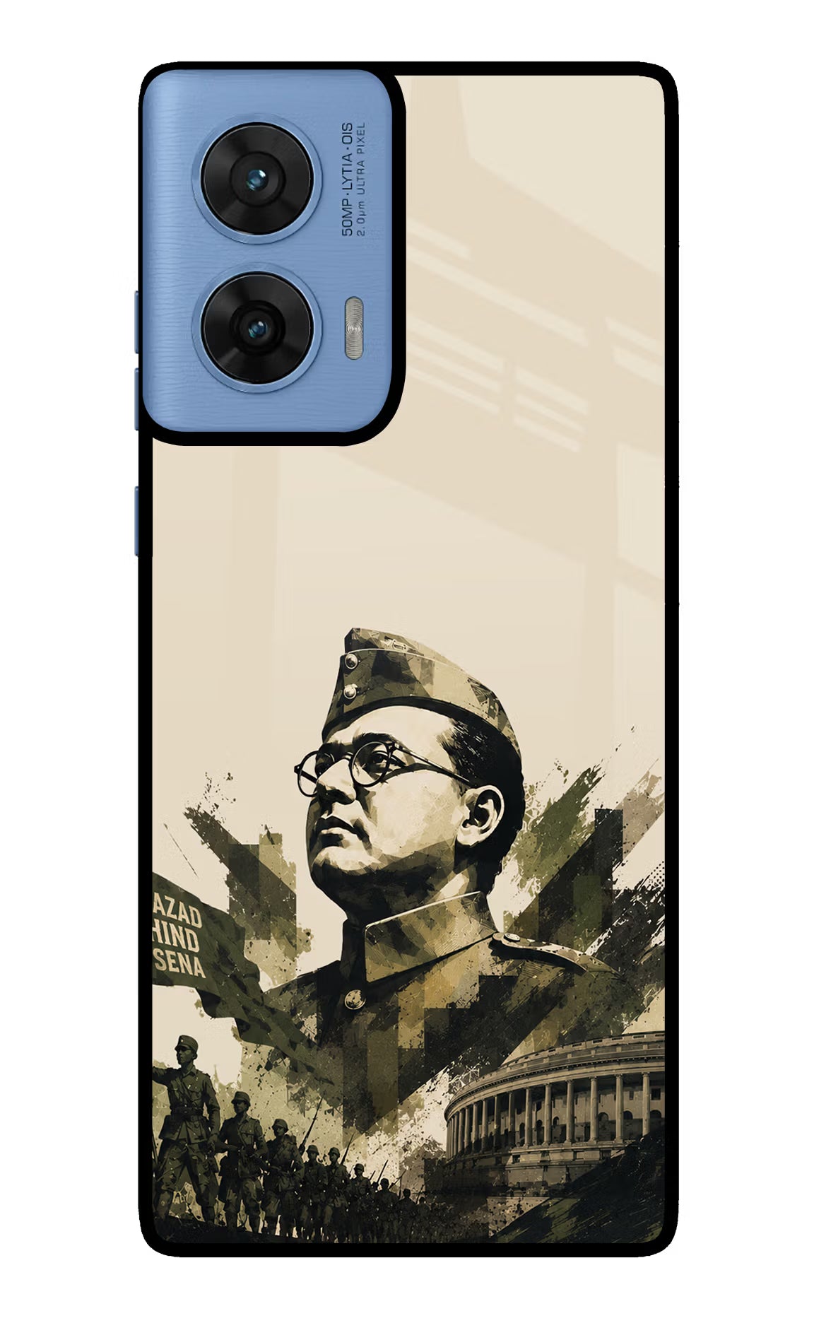 Netaji Rising Moto G96 5G Glass Case - Netaji Rising Moto G96 5G Glass Case Netaji Rising Moto G96 5G Glass Case