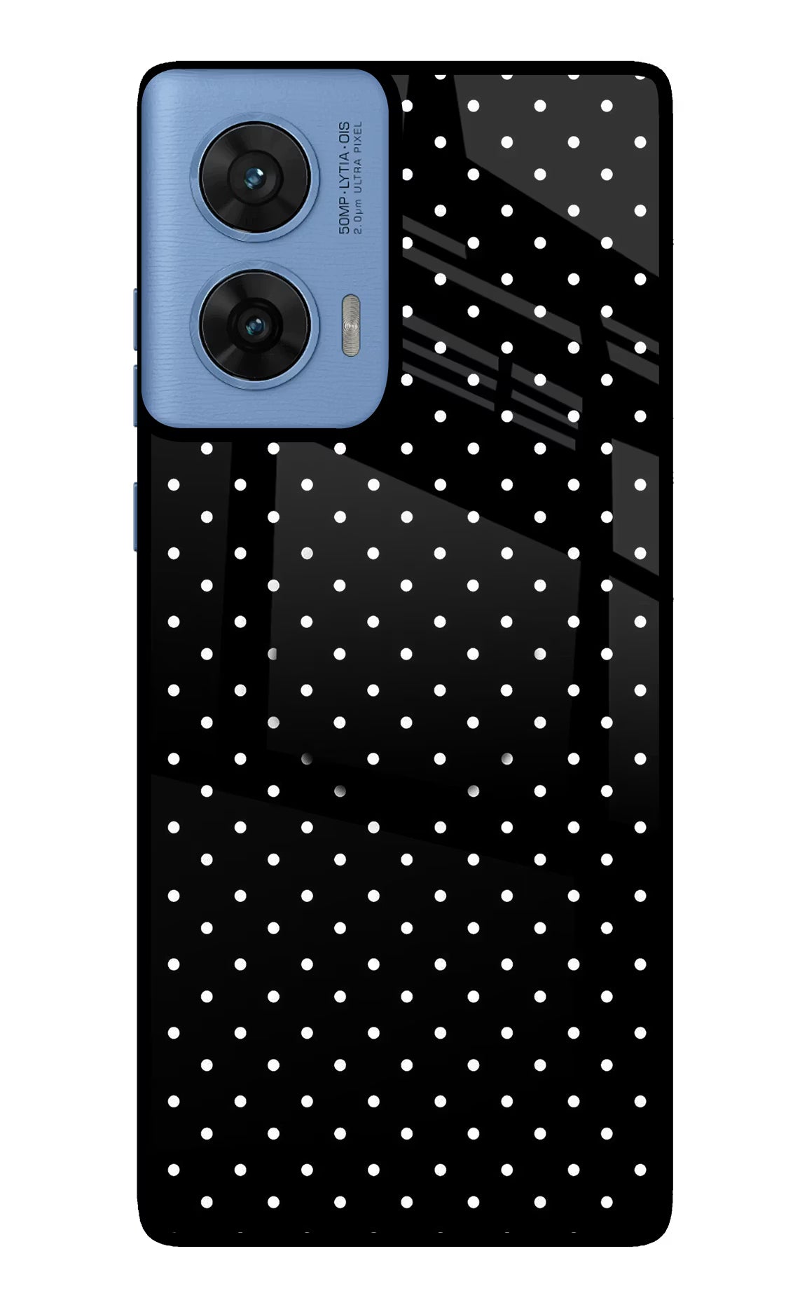 White Dots Moto G96 5G Pop Case - White Dots Moto G96 5G Pop Case by Casekaro White Dots Moto G96 5G Pop Case by Casekaro