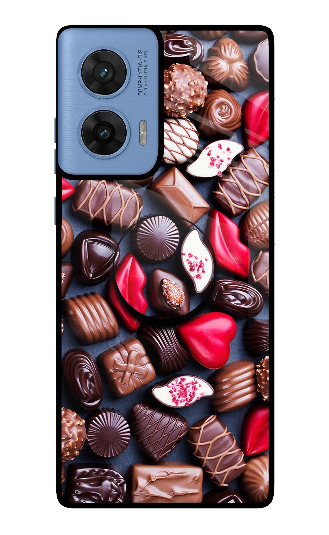 Chocolates Moto G96 5G Pop Case - Chocolates Moto G96 5G Pop Case by Casekaro Chocolates Moto G96 5G Pop Case by Casekaro