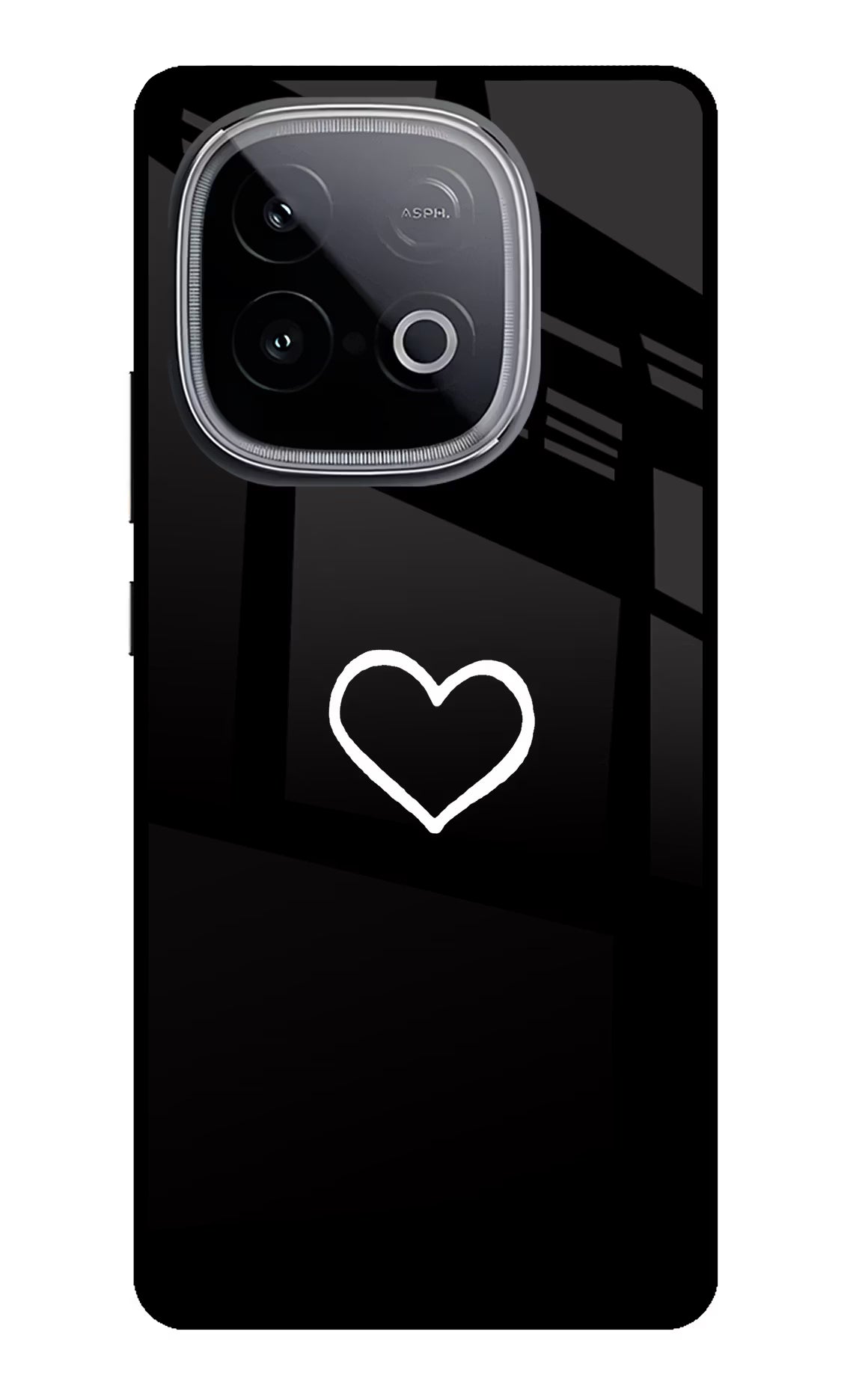 Heart iQOO Neo 10 Glass Case - Heart iQOO Neo 10 Glass Case Heart iQOO Neo 10 Glass Case