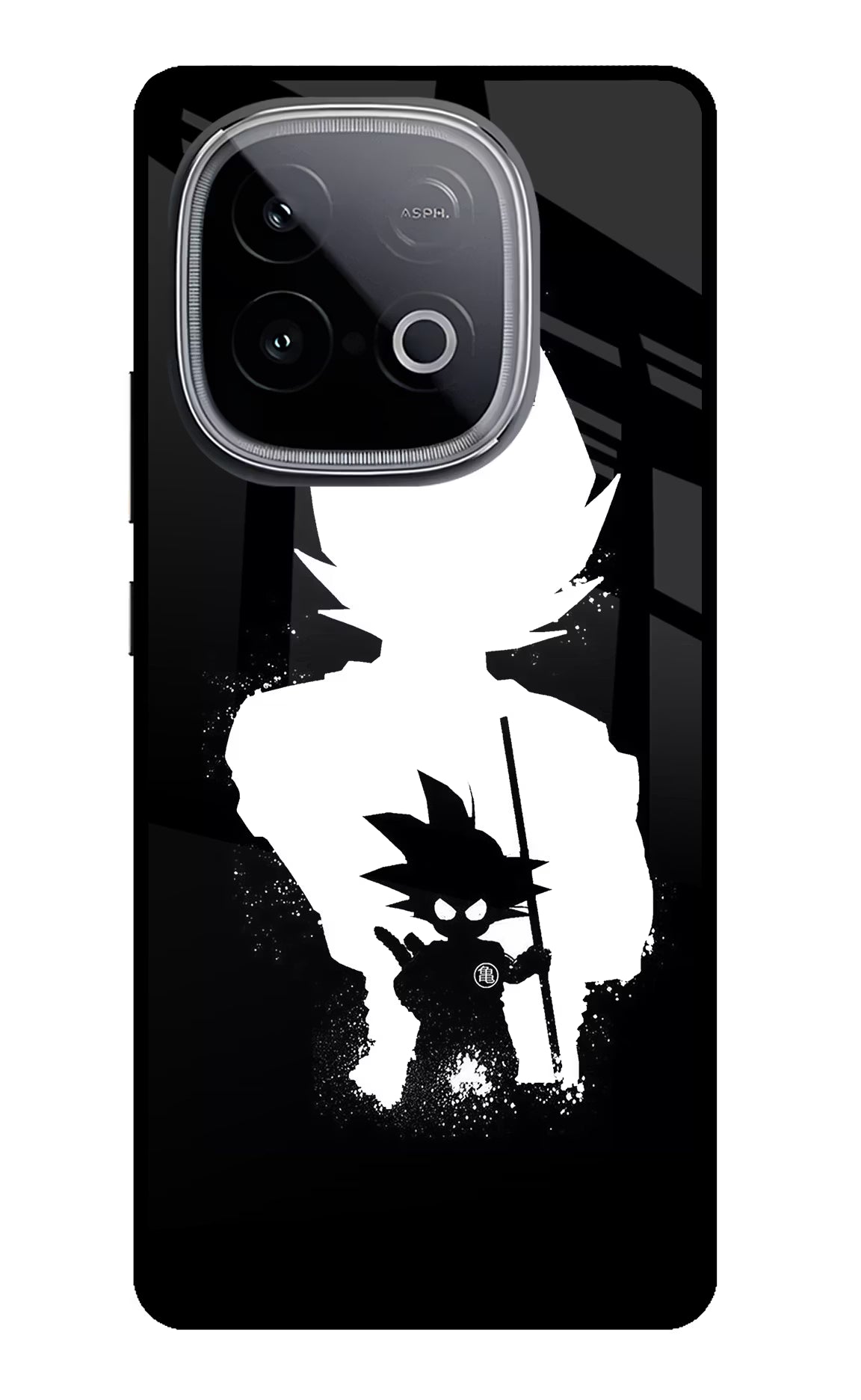 Goku Shadow iQOO Neo 10 Back Cover - Goku Shadow iQOO Neo 10 Glass Case Back Cover by Casekaro Goku Shadow iQOO Neo 10 Glass Case Back Cover by Casekaro