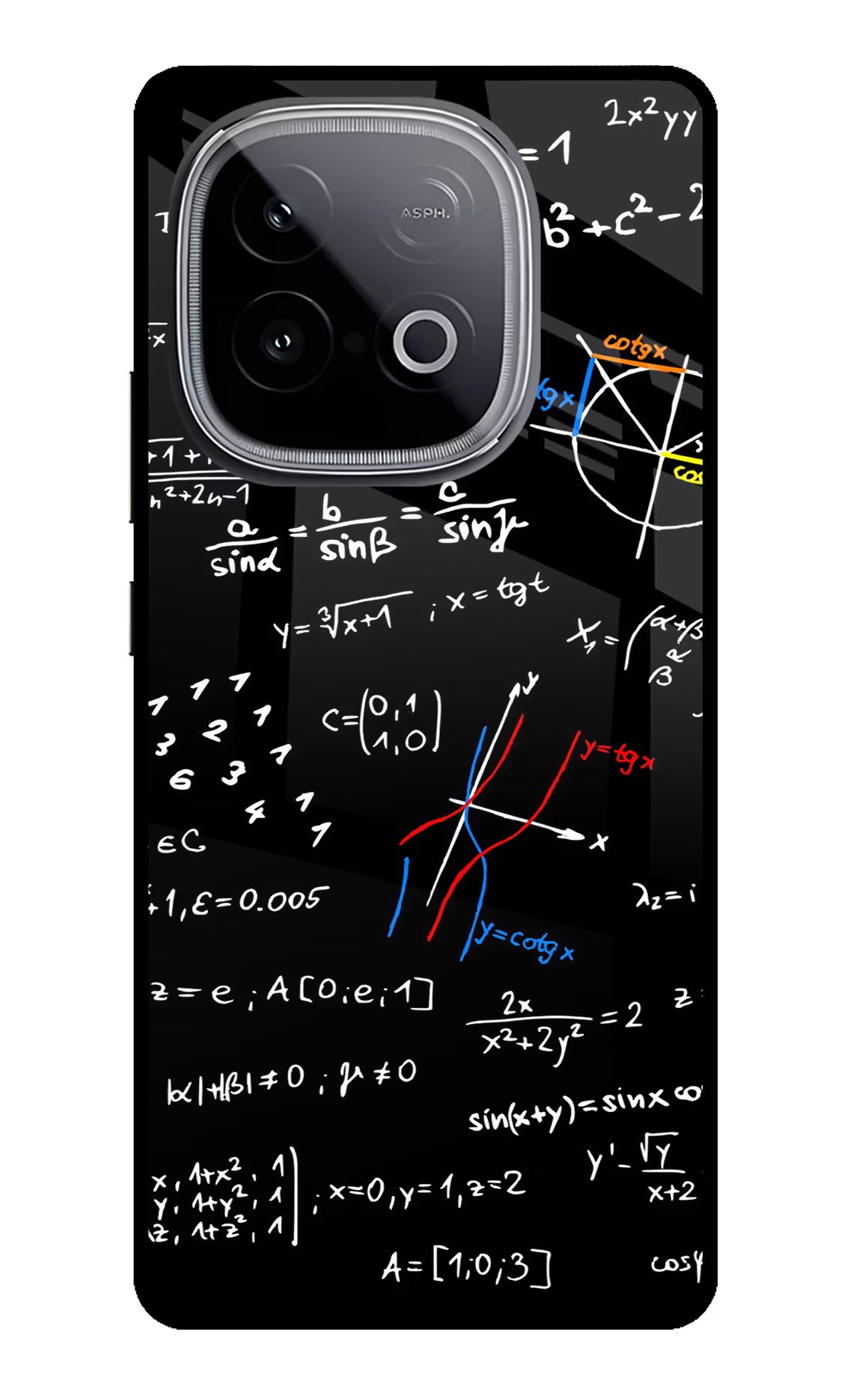 Mathematics Formula iQOO Neo 10 Back Cover - Mathematics Formula iQOO Neo 10 Glass Case Back Cover by Casekaro Mathematics Formula iQOO Neo 10 Glass Case Back Cover by Casekaro