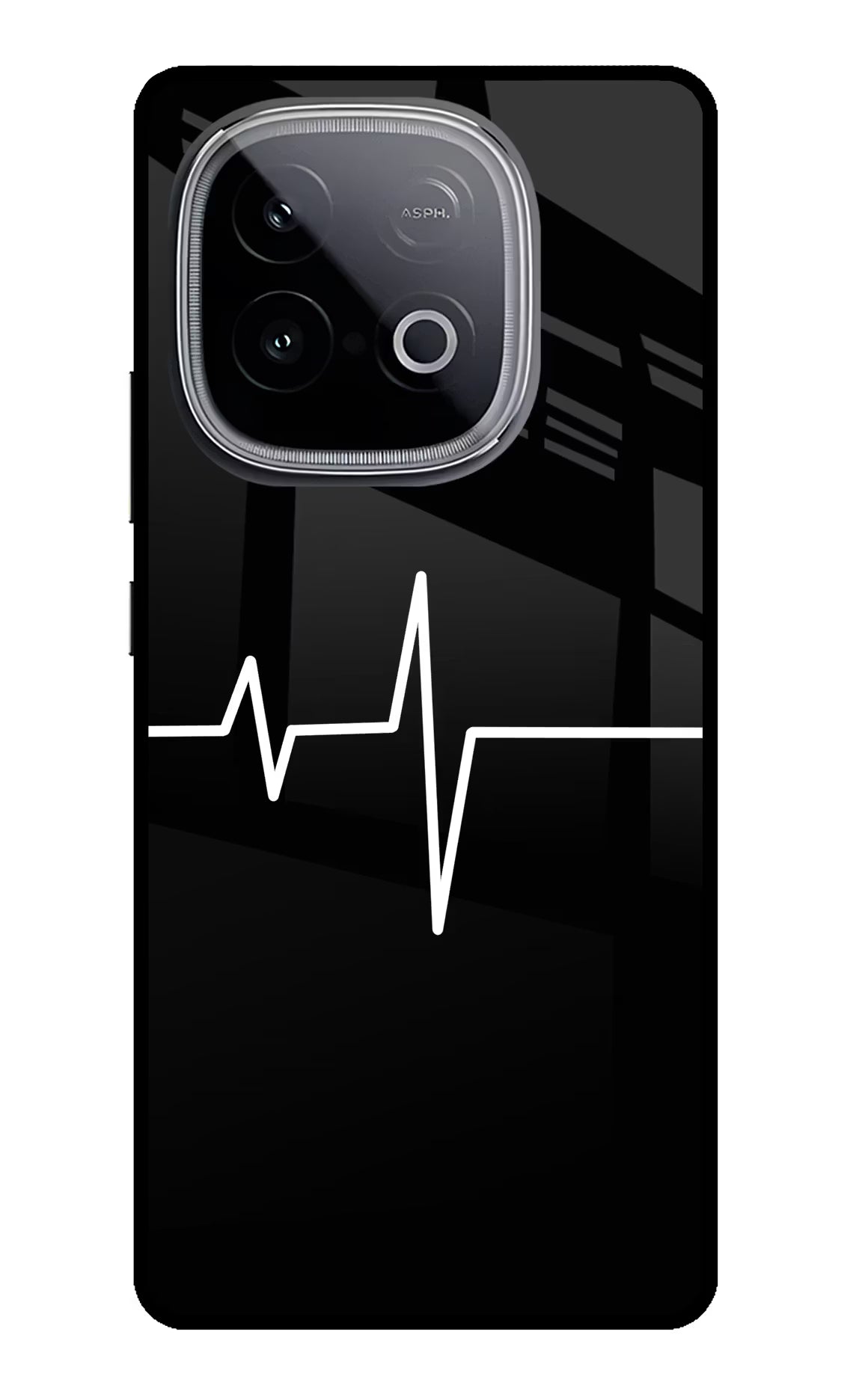 Heart Beats iQOO Neo 10 Back Cover - Heart Beats iQOO Neo 10 Glass Case Back Cover by Casekaro Heart Beats iQOO Neo 10 Glass Case Back Cover by Casekaro