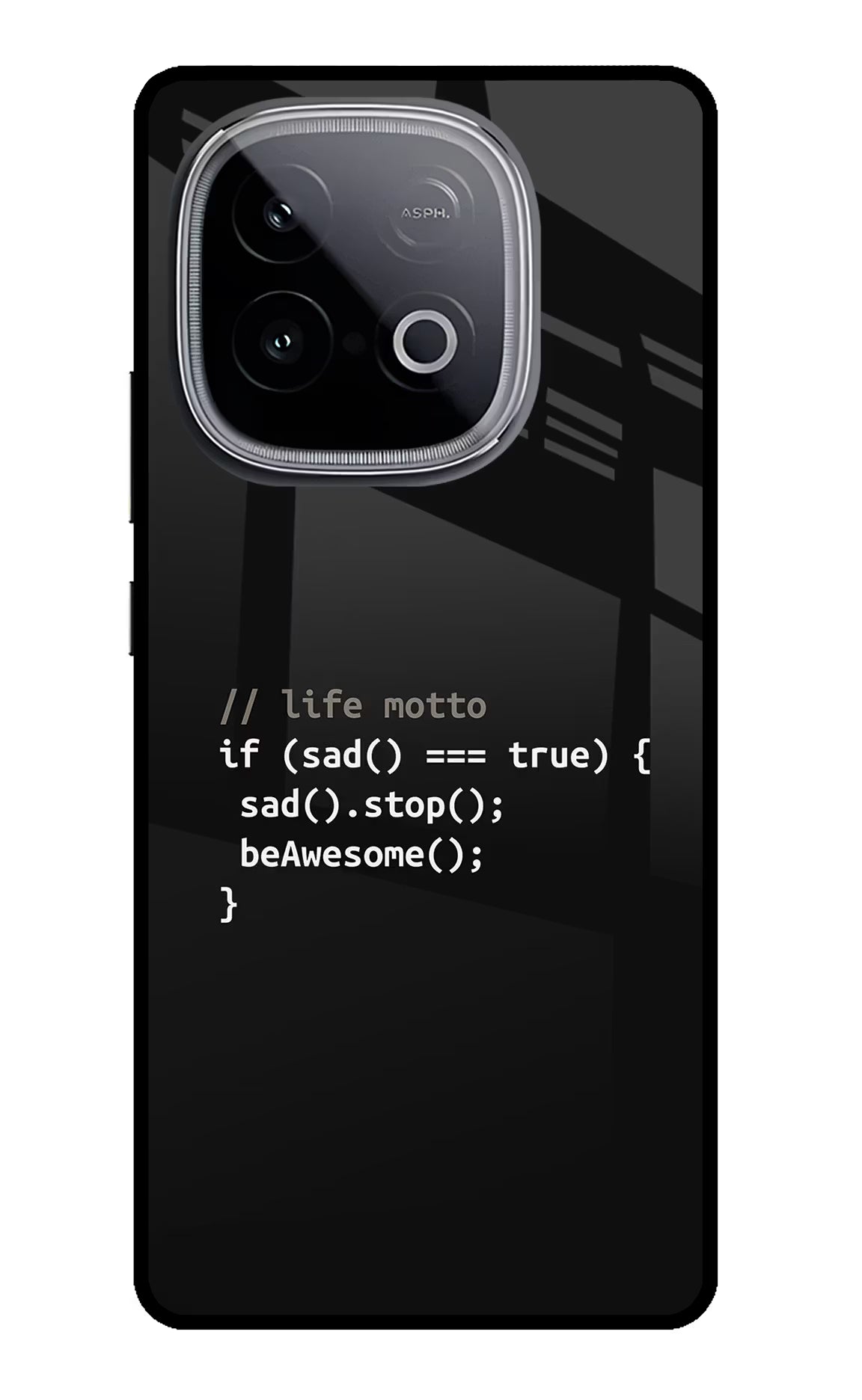 Life Motto Code iQOO Neo 10 Back Cover - Life Motto Code iQOO Neo 10 Glass Case Back Cover by Casekaro Life Motto Code iQOO Neo 10 Glass Case Back Cover by Casekaro