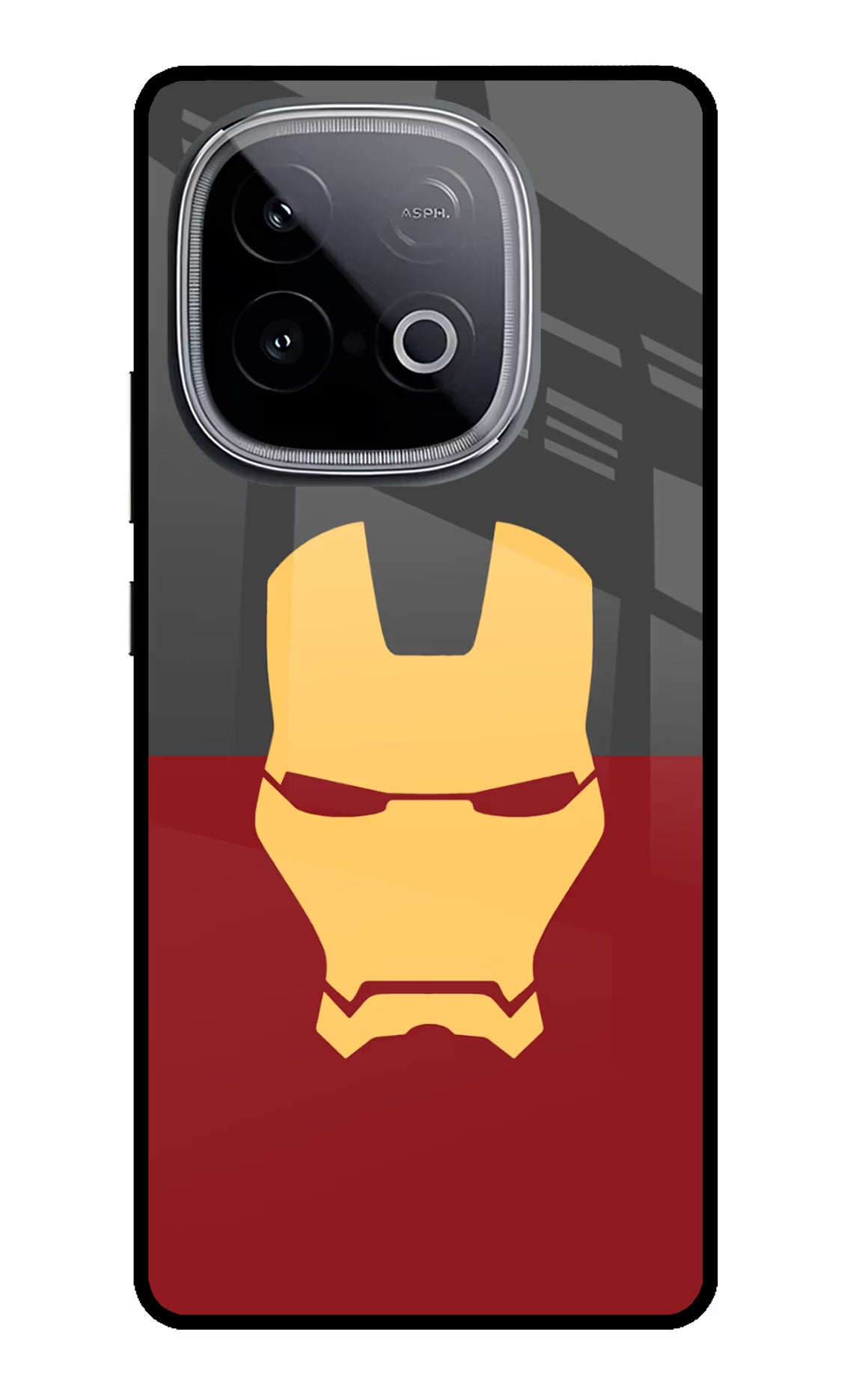 Ironman iQOO Neo 10 Back Cover - Ironman iQOO Neo 10 Glass Case Back Cover by Casekaro Ironman iQOO Neo 10 Glass Case Back Cover by Casekaro