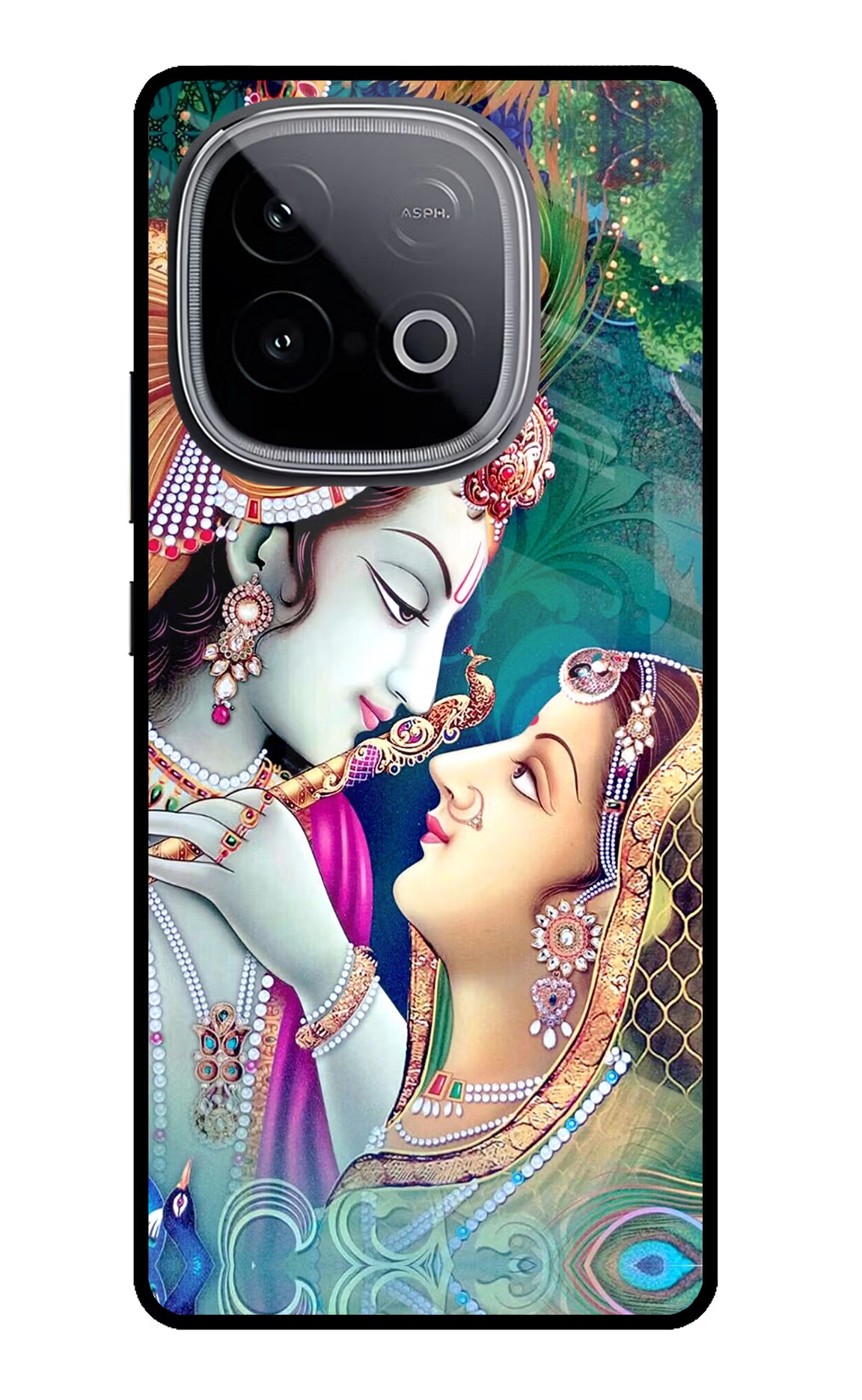 Lord Radha Krishna iQOO Neo 10 Glass Case - Lord Radha Krishna iQOO Neo 10 Glass Case Lord Radha Krishna iQOO Neo 10 Glass Case