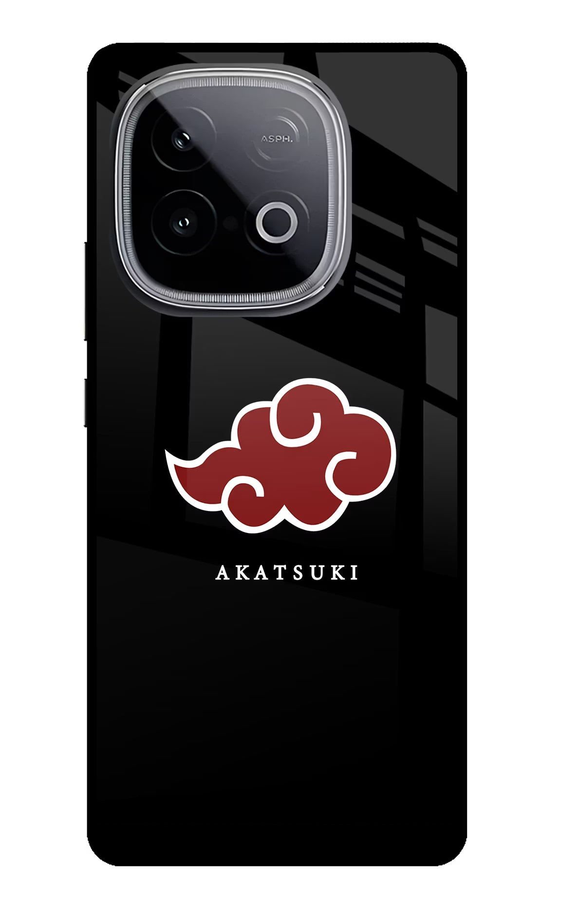 Akatsuki iQOO Neo 10 Back Cover - Akatsuki iQOO Neo 10 Glass Case Back Cover by Casekaro Akatsuki iQOO Neo 10 Glass Case Back Cover by Casekaro