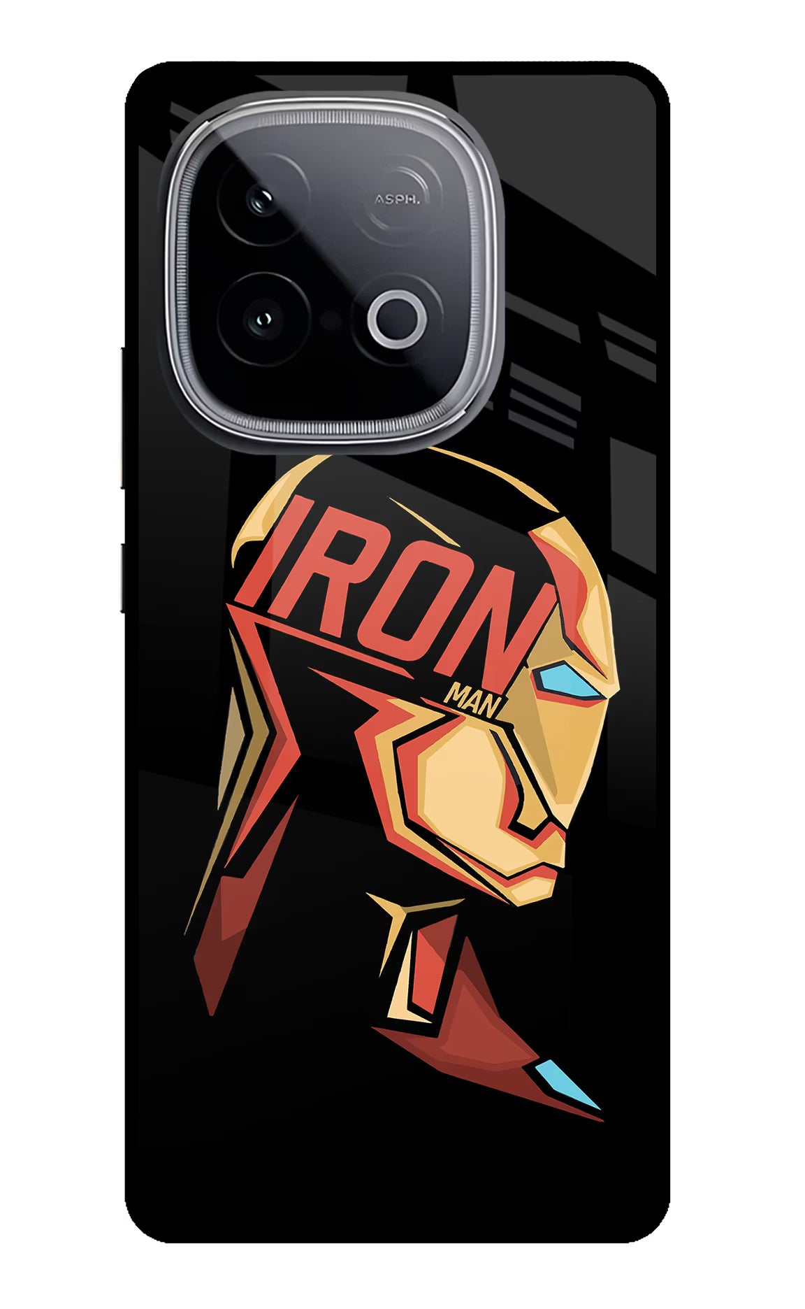 IronMan iQOO Neo 10 Back Cover - IronMan iQOO Neo 10 Glass Case Back Cover by Casekaro IronMan iQOO Neo 10 Glass Case Back Cover by Casekaro