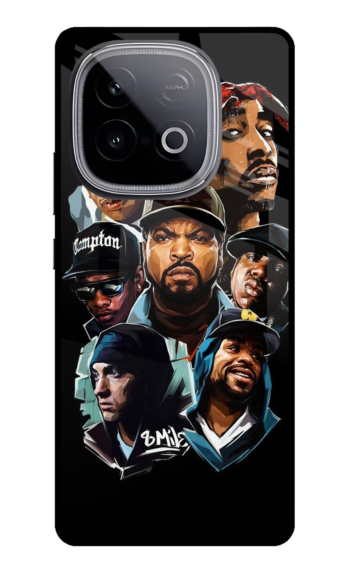 Rappers iQOO Neo 10 Glass Case - Rappers iQOO Neo 10 Glass Case Rappers iQOO Neo 10 Glass Case
