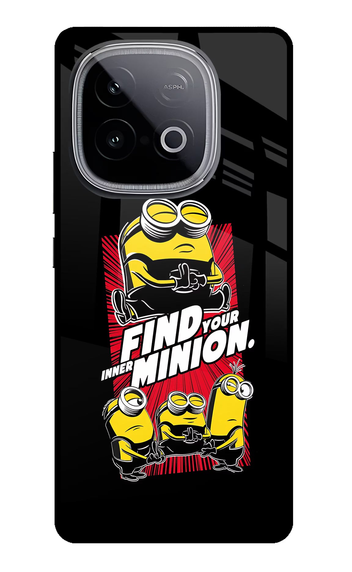 Find your inner Minion iQOO Neo 10 Glass Case - Find your inner Minion iQOO Neo 10 Glass Case Find your inner Minion iQOO Neo 10 Glass Case