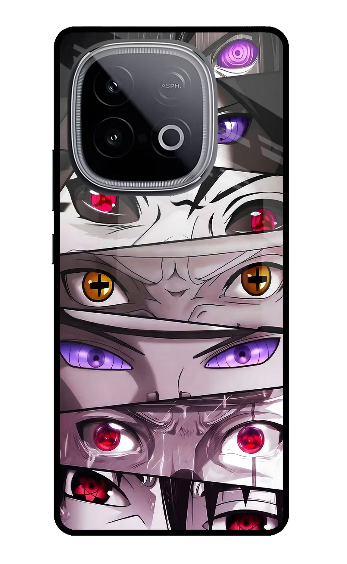 Naruto Anime iQOO Neo 10 Back Cover - Naruto Anime iQOO Neo 10 Glass Case Back Cover by Casekaro Naruto Anime iQOO Neo 10 Glass Case Back Cover by Casekaro