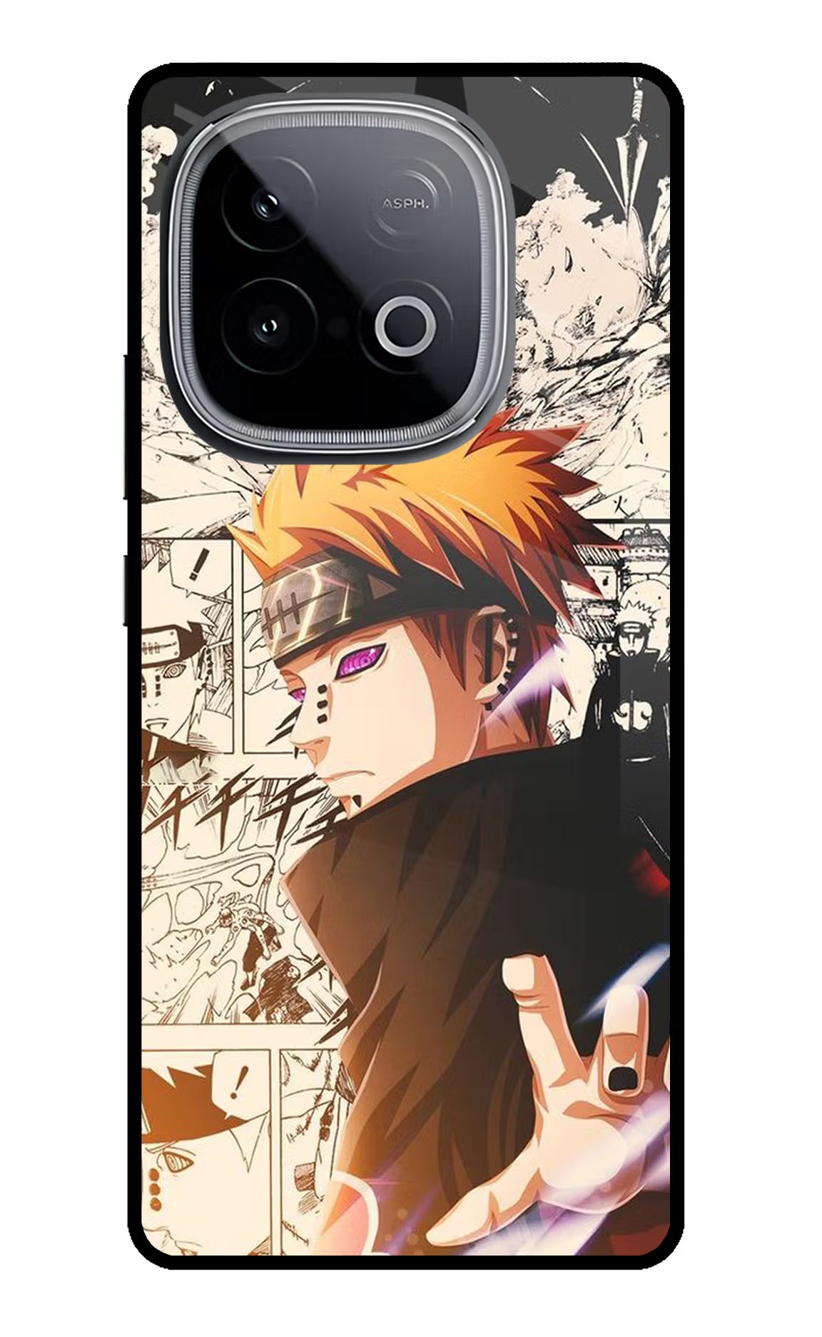 Pain Anime iQOO Neo 10 Back Cover - Pain Anime iQOO Neo 10 Glass Case Back Cover by Casekaro Pain Anime iQOO Neo 10 Glass Case Back Cover by Casekaro