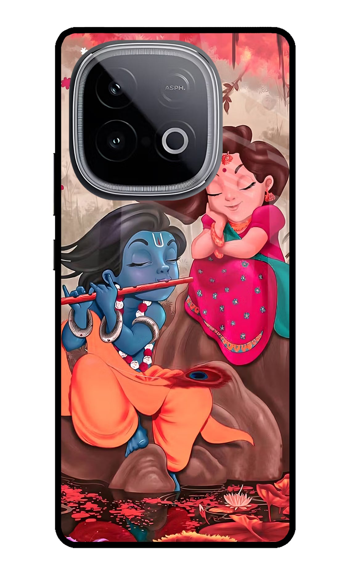 Radhe Krishna iQOO Neo 10 Glass Case - Radhe Krishna iQOO Neo 10 Glass Case Radhe Krishna iQOO Neo 10 Glass Case