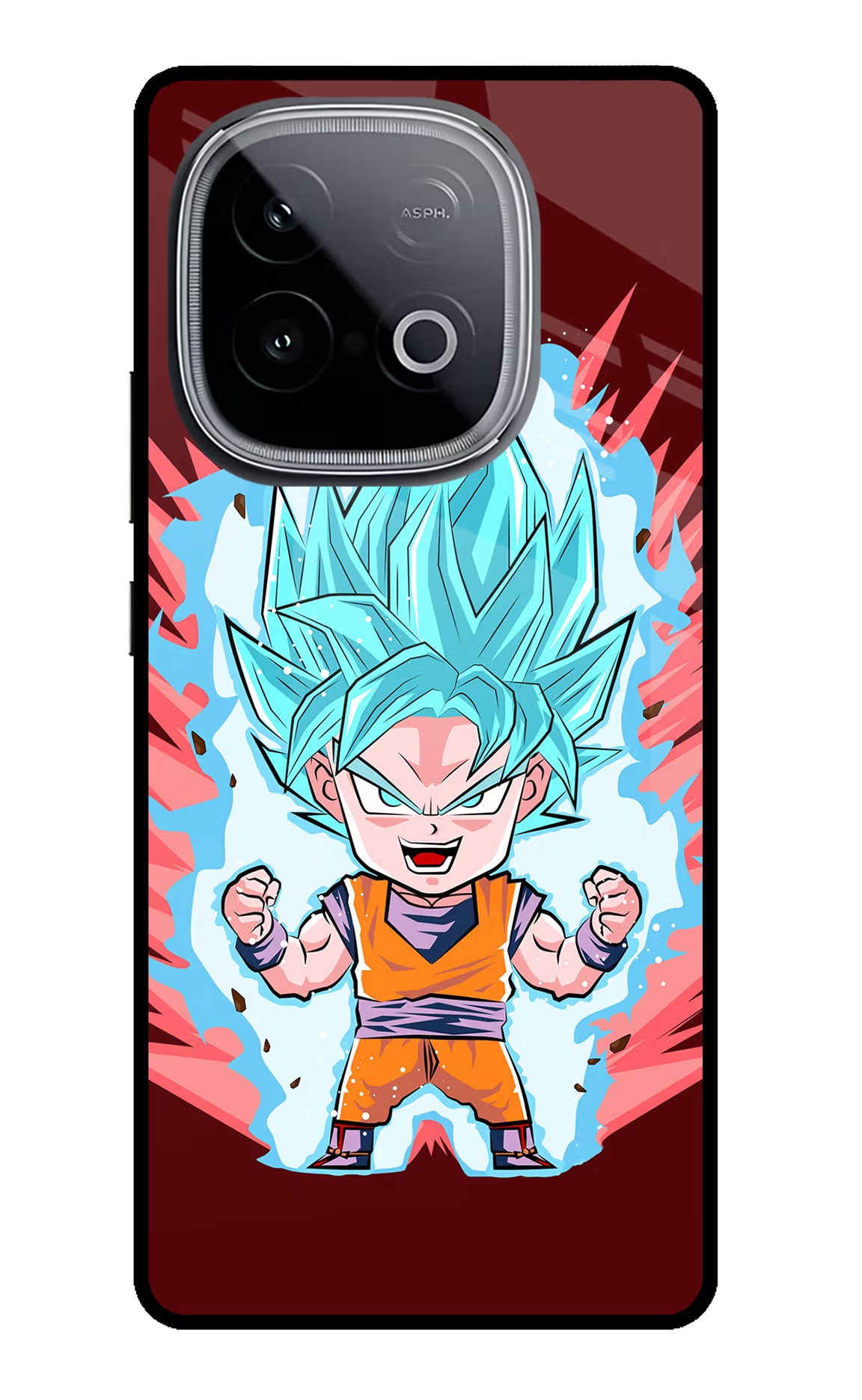 Goku Little iQOO Neo 10 Back Cover - Goku Little iQOO Neo 10 Glass Case Back Cover by Casekaro Goku Little iQOO Neo 10 Glass Case Back Cover by Casekaro