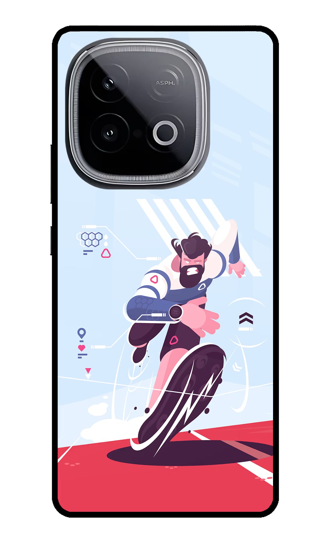 Run Pro iQOO Neo 10 Glass Case - Run Pro iQOO Neo 10 Glass Case Run Pro iQOO Neo 10 Glass Case