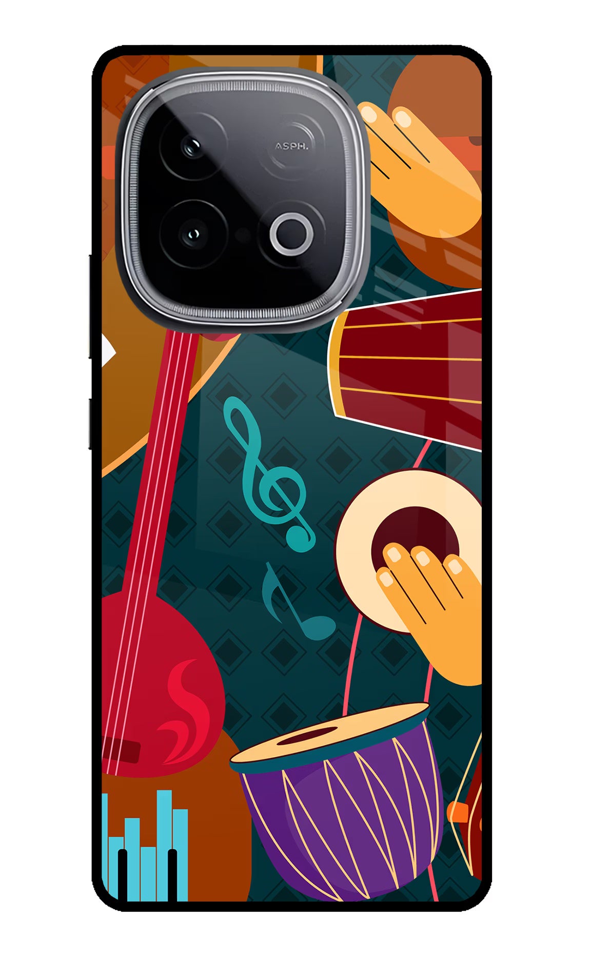 Music Instrument iQOO Neo 10 Glass Case - Music Instrument iQOO Neo 10 Glass Case Music Instrument iQOO Neo 10 Glass Case