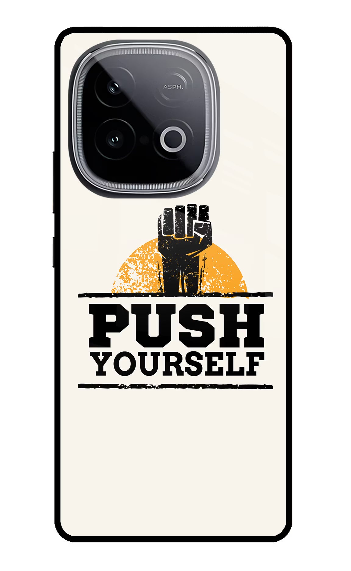 Push Yourself iQOO Neo 10 Glass Case - Push Yourself iQOO Neo 10 Glass Case Push Yourself iQOO Neo 10 Glass Case