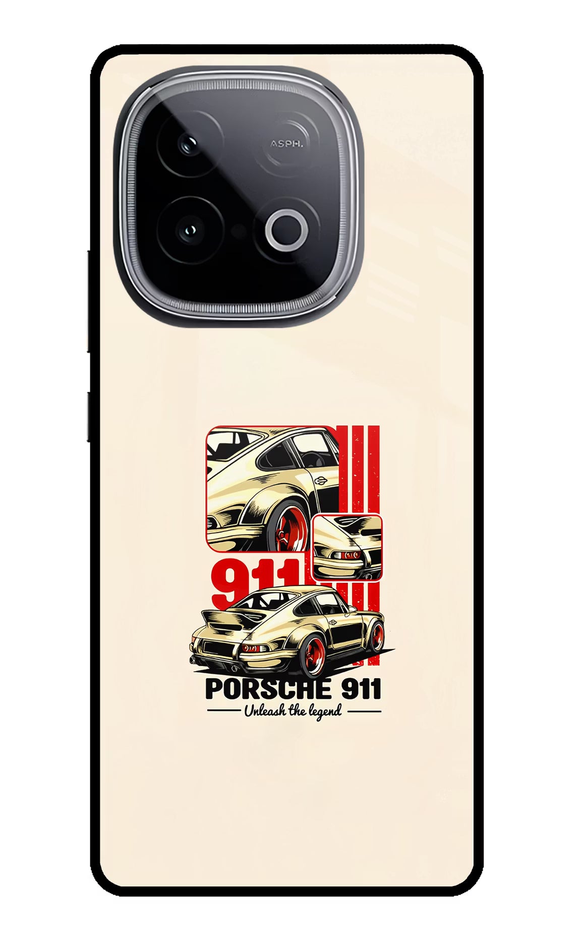 Classic Porsche 911 iQOO Neo 10 Back Cover - Classic Porsche 911 iQOO Neo 10 Glass Case Back Cover by Casekaro Classic Porsche 911 iQOO Neo 10 Glass Case Back Cover by Casekaro