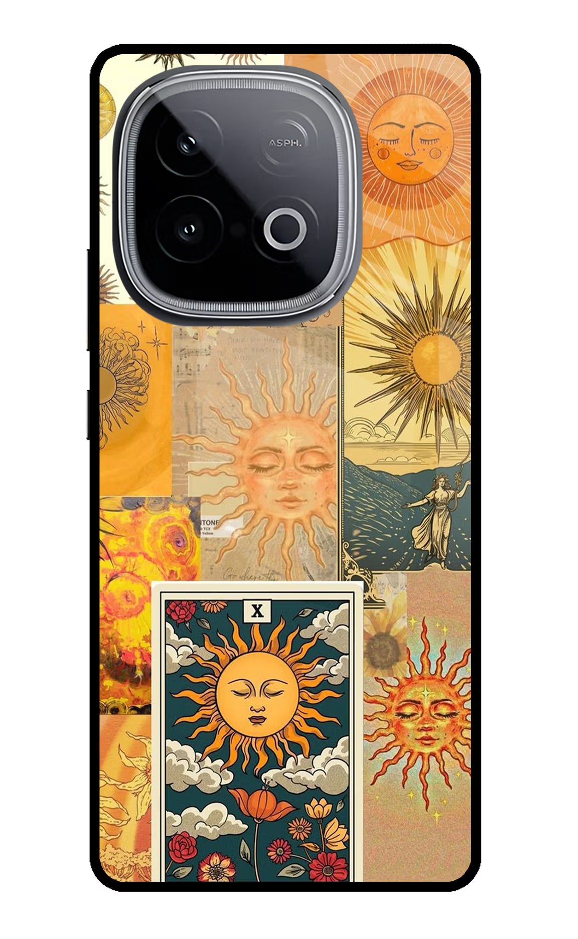 Sun iQOO Neo 10 Back Cover - Sun iQOO Neo 10 Glass Case Back Cover by Casekaro Sun iQOO Neo 10 Glass Case Back Cover by Casekaro