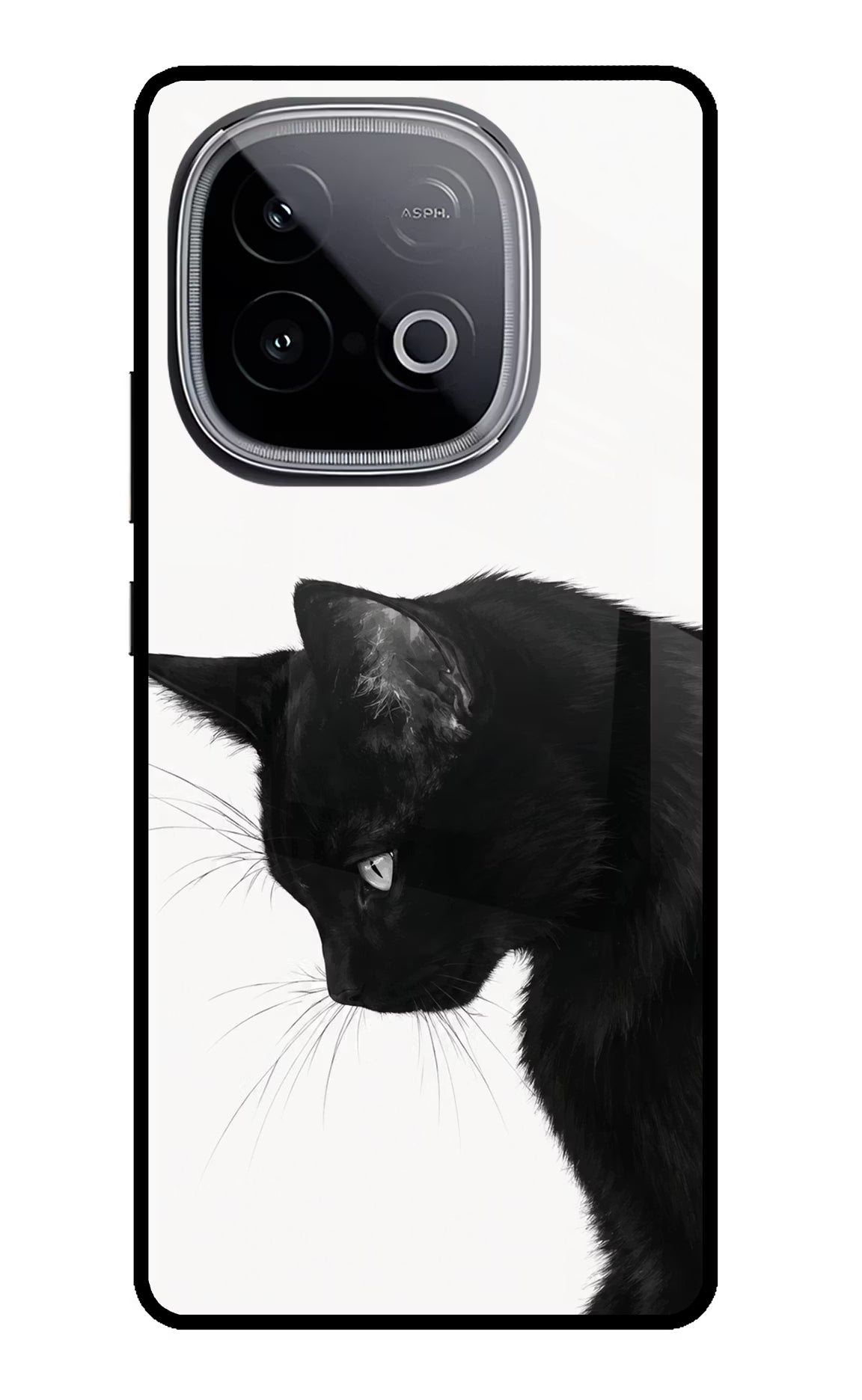 Shadow Gaze iQOO Neo 10 Back Cover - Shadow Gaze iQOO Neo 10 Glass Case Back Cover by Casekaro Shadow Gaze iQOO Neo 10 Glass Case Back Cover by Casekaro