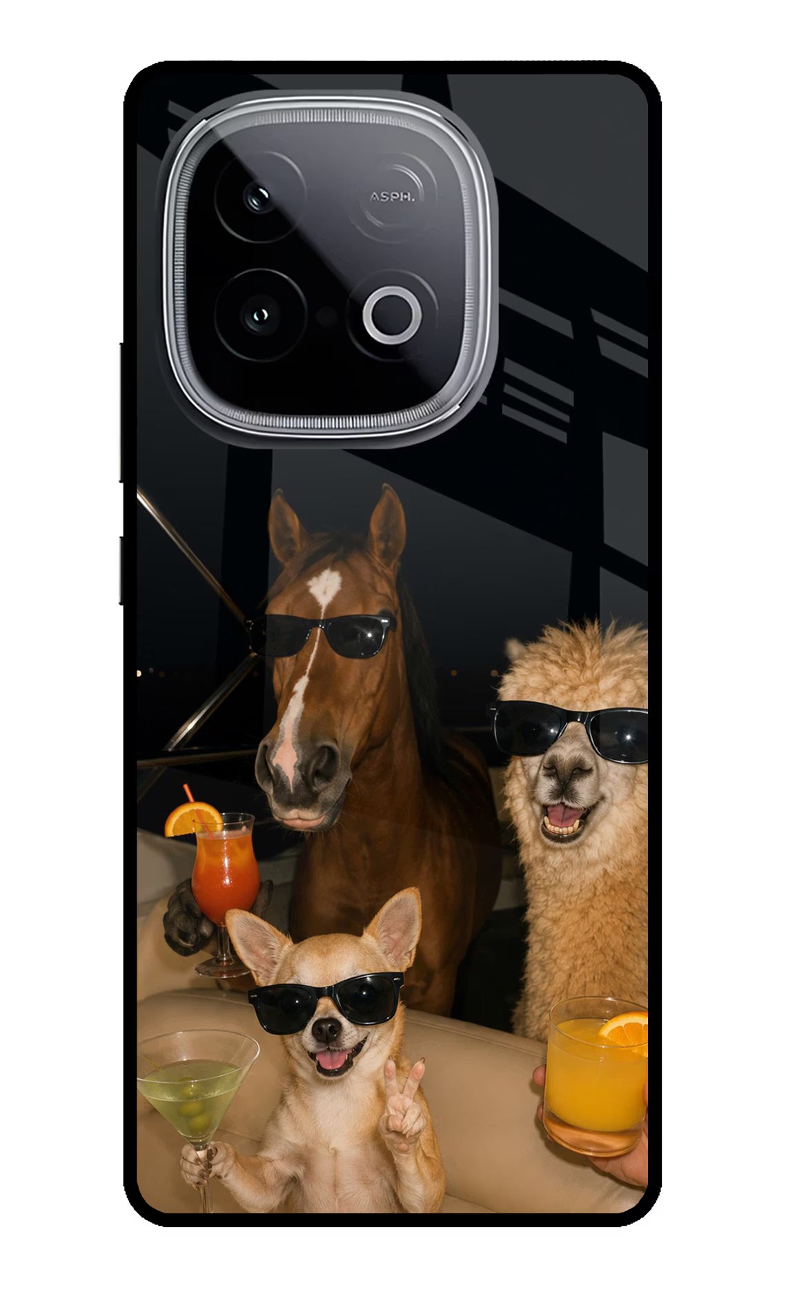Party Squad iQOO Neo 10 Glass Case - Party Squad iQOO Neo 10 Glass Case Party Squad iQOO Neo 10 Glass Case