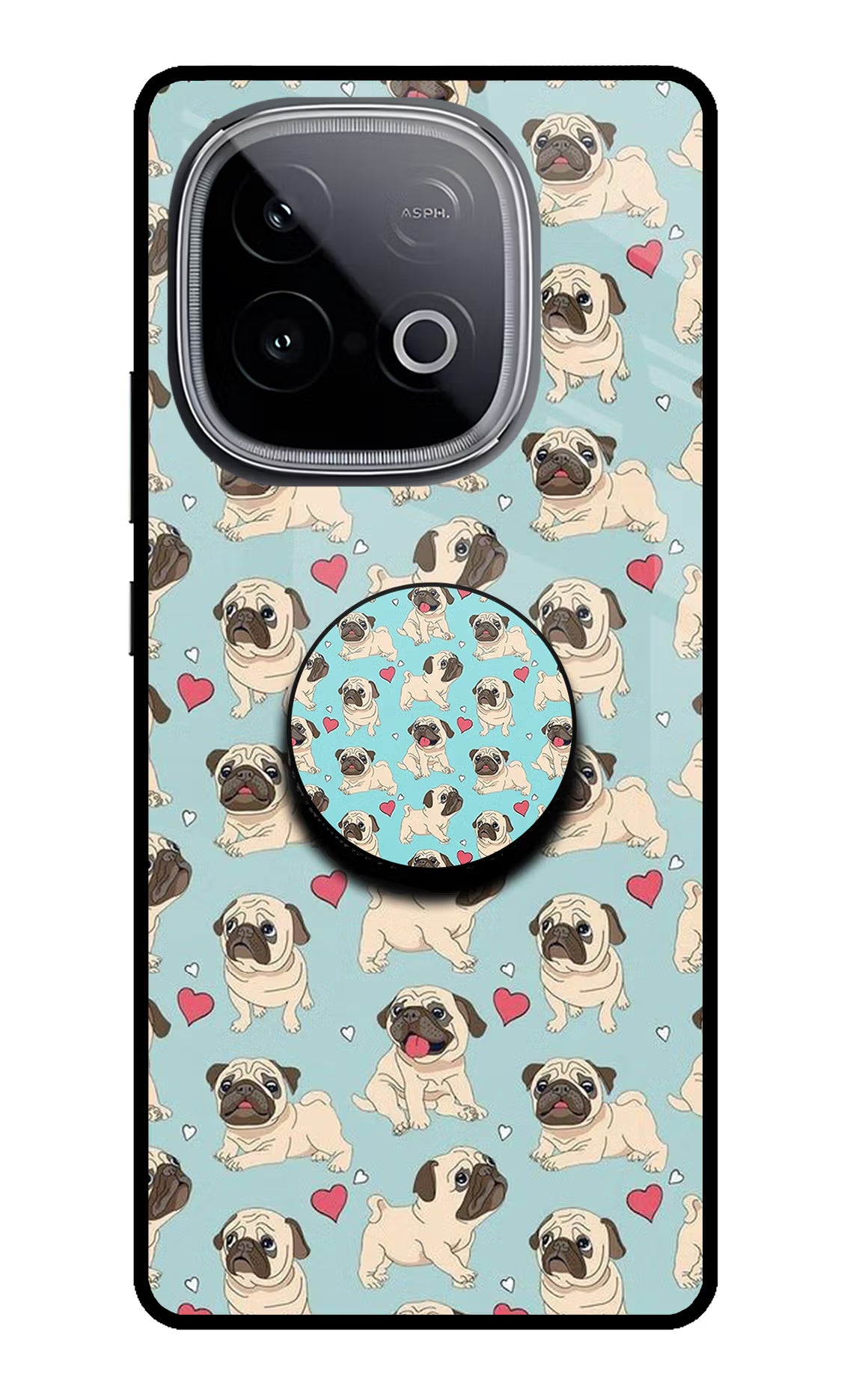 Pug Dog iQOO Neo 10 Pop Case - Pug Dog iQOO Neo 10 Pop Case by Casekaro Pug Dog iQOO Neo 10 Pop Case by Casekaro