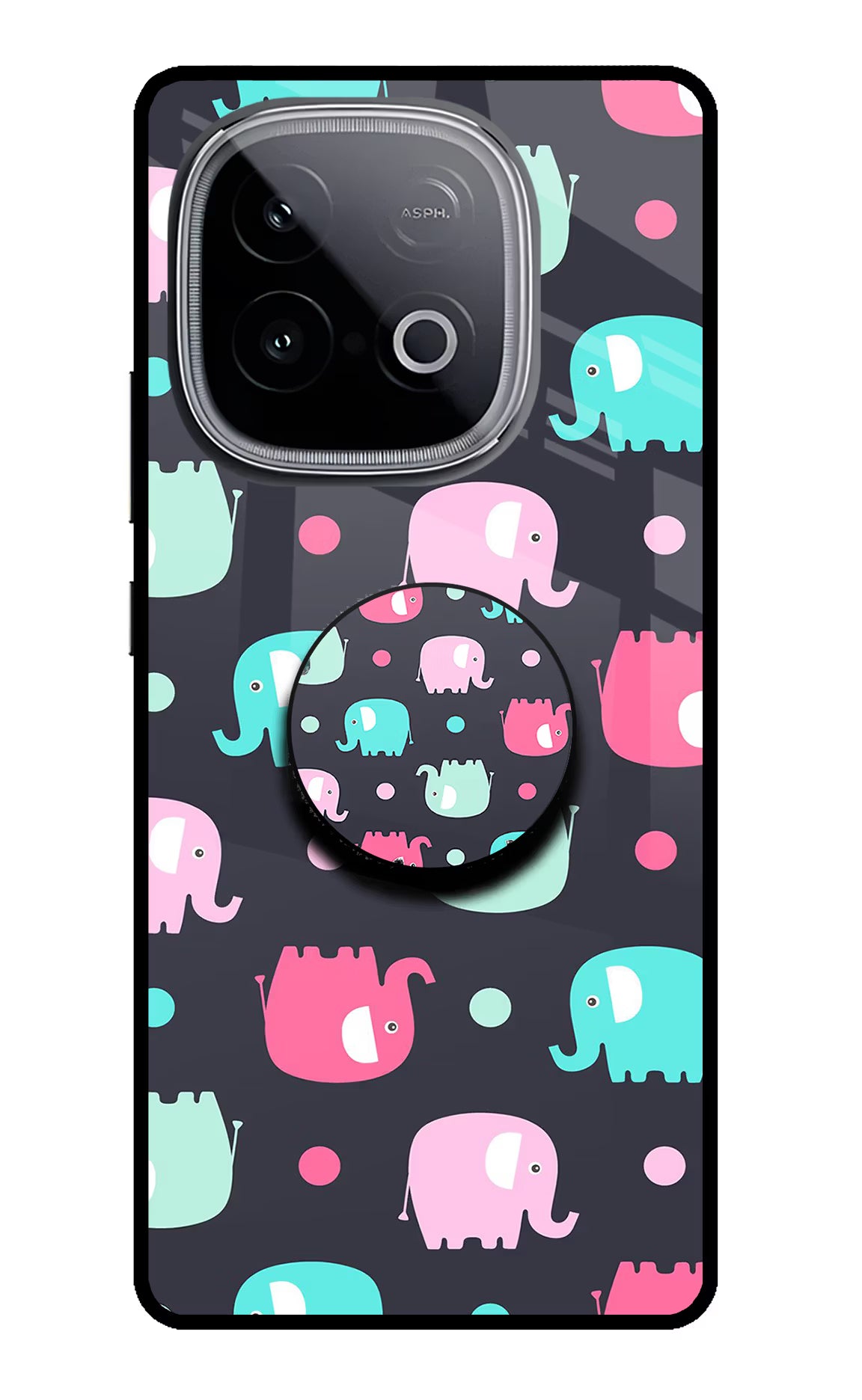 Baby Elephants iQOO Neo 10 Pop Case - Baby Elephants iQOO Neo 10 Pop Case by Casekaro Baby Elephants iQOO Neo 10 Pop Case by Casekaro