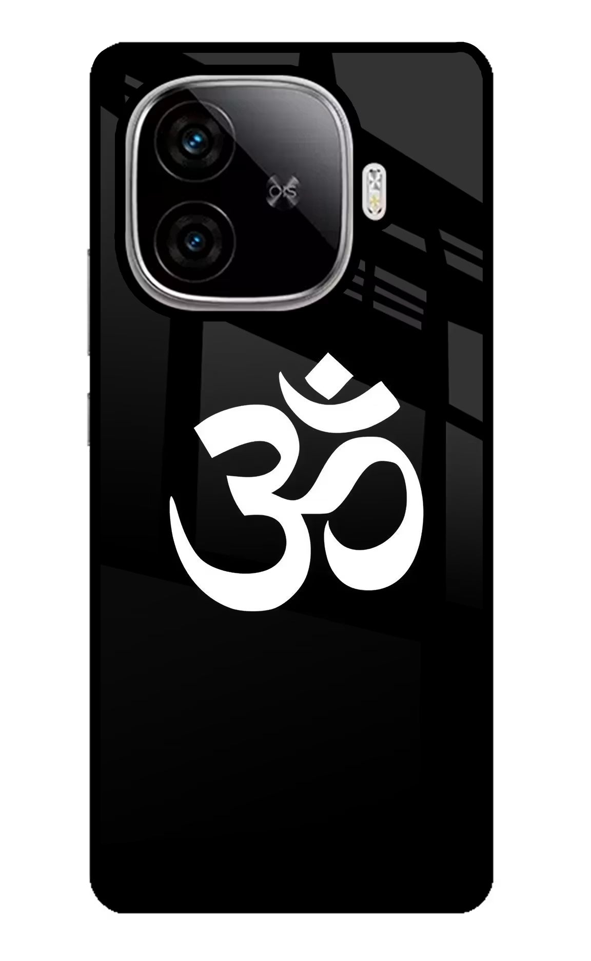 Om iQOO Neo 10R 5G Glass Case Back Cover by Casekaro