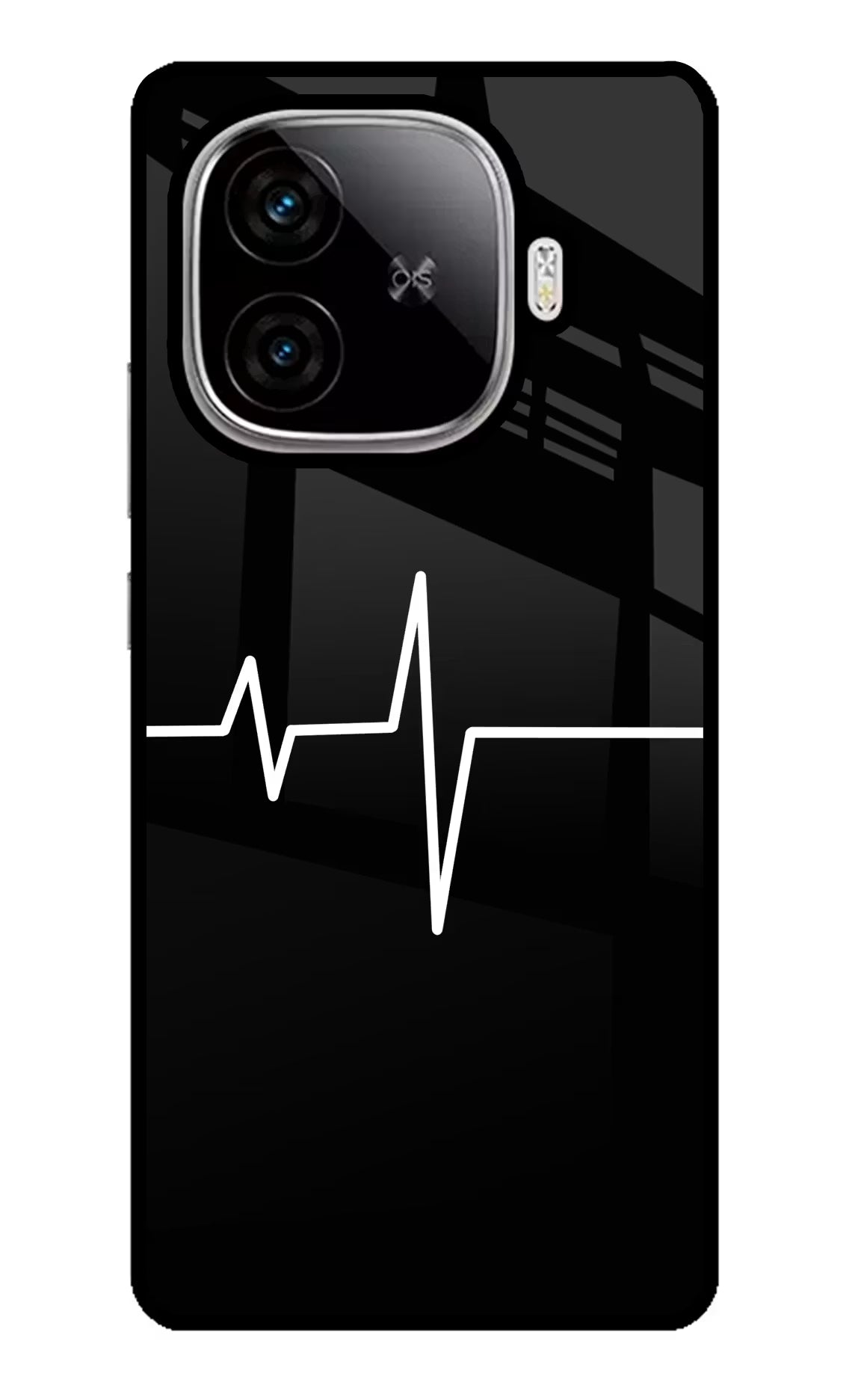 Heart Beats iQOO Neo 10R 5G Glass Case - Heart Beats iQOO Neo 10R 5G Glass Case Heart Beats iQOO Neo 10R 5G Glass Case