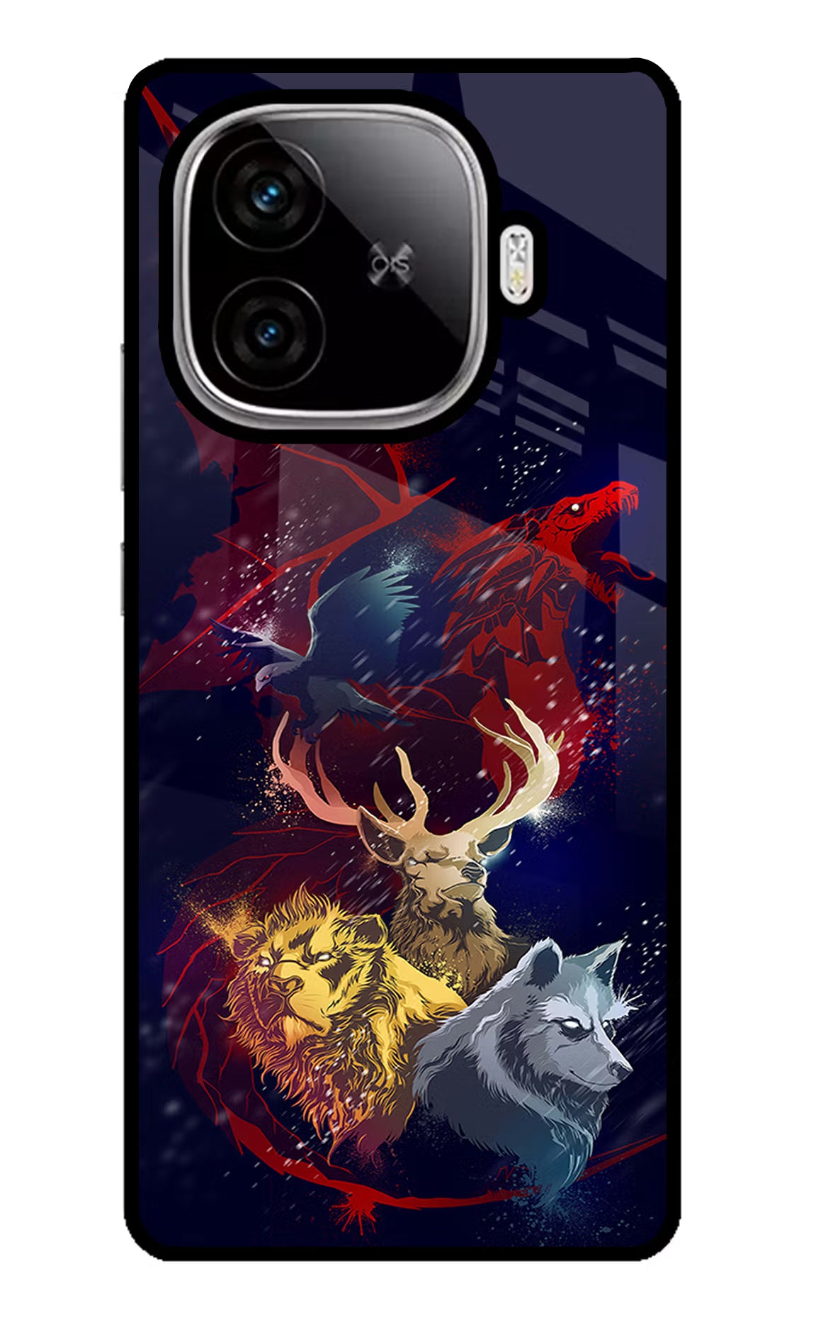 Game Of Thrones iQOO Neo 10R 5G Back Cover - Game Of Thrones iQOO Neo 10R 5G Glass Case Back Cover by Casekaro Game Of Thrones iQOO Neo 10R 5G Glass Case Back Cover by Casekaro