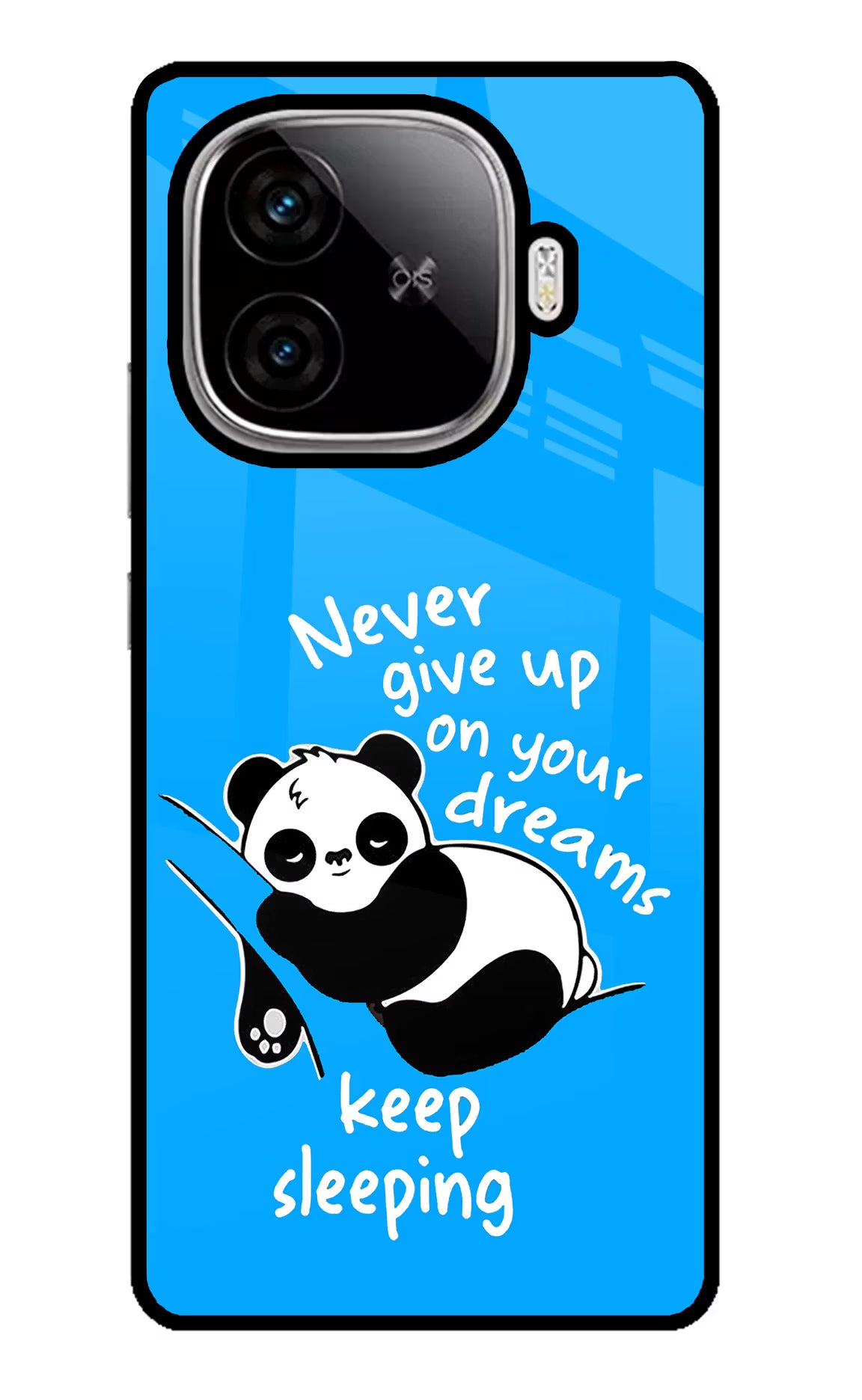 Keep Sleeping iQOO Neo 10R 5G Glass Case Back Cover by Casekaro