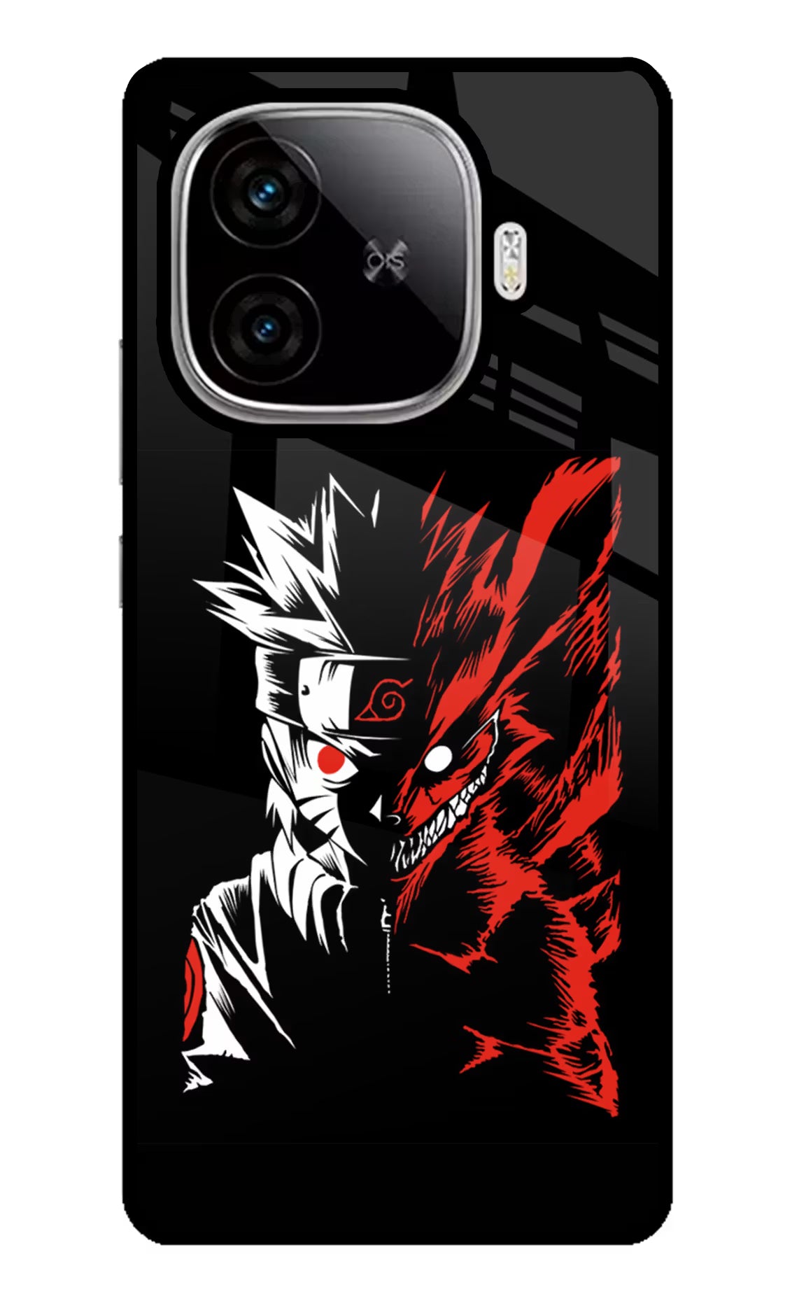 Naruto Two Face iQOO Neo 10R 5G Glass Case - Naruto Two Face iQOO Neo 10R 5G Glass Case Naruto Two Face iQOO Neo 10R 5G Glass Case