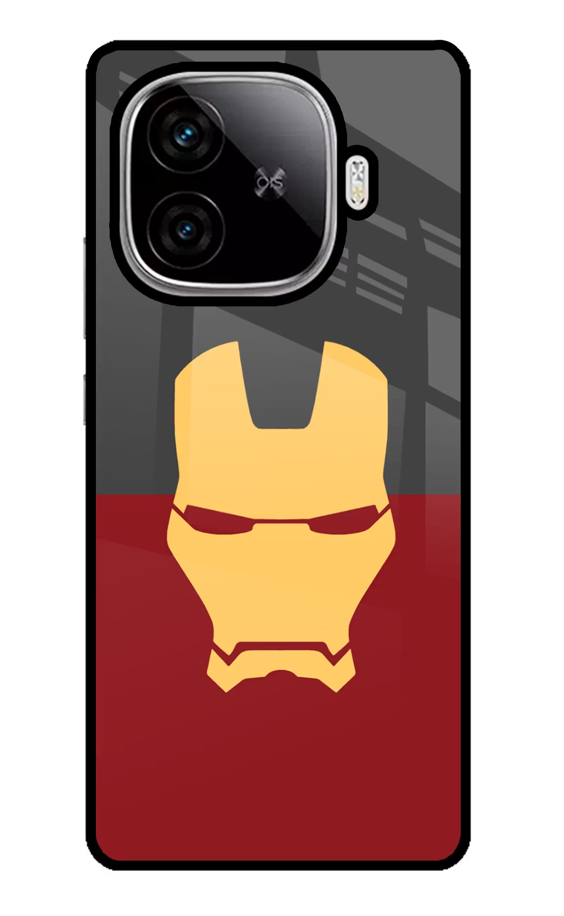 Ironman iQOO Neo 10R 5G Back Cover - Ironman iQOO Neo 10R 5G Glass Case Back Cover by Casekaro Ironman iQOO Neo 10R 5G Glass Case Back Cover by Casekaro