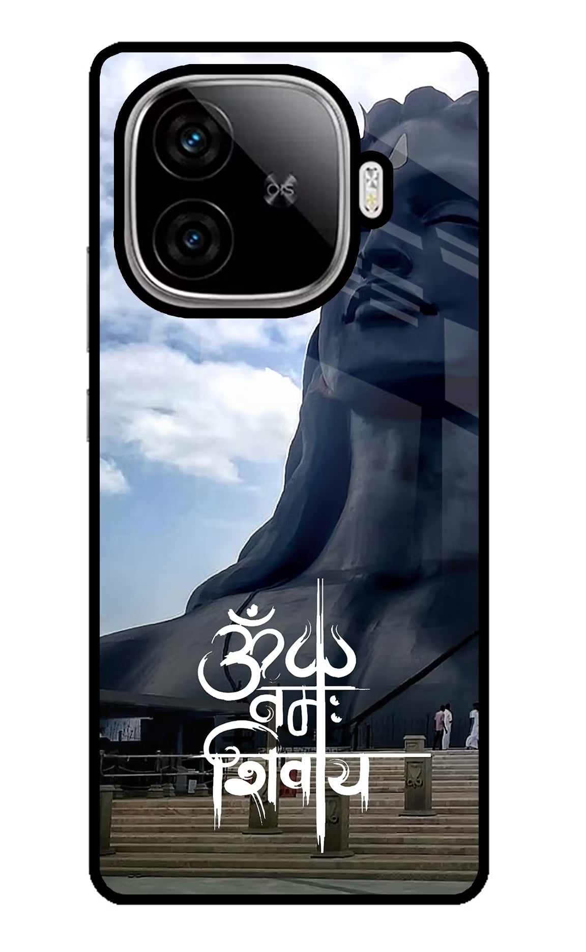 Om Namah Shivay iQOO Neo 10R 5G Glass Case Back Cover by Casekaro