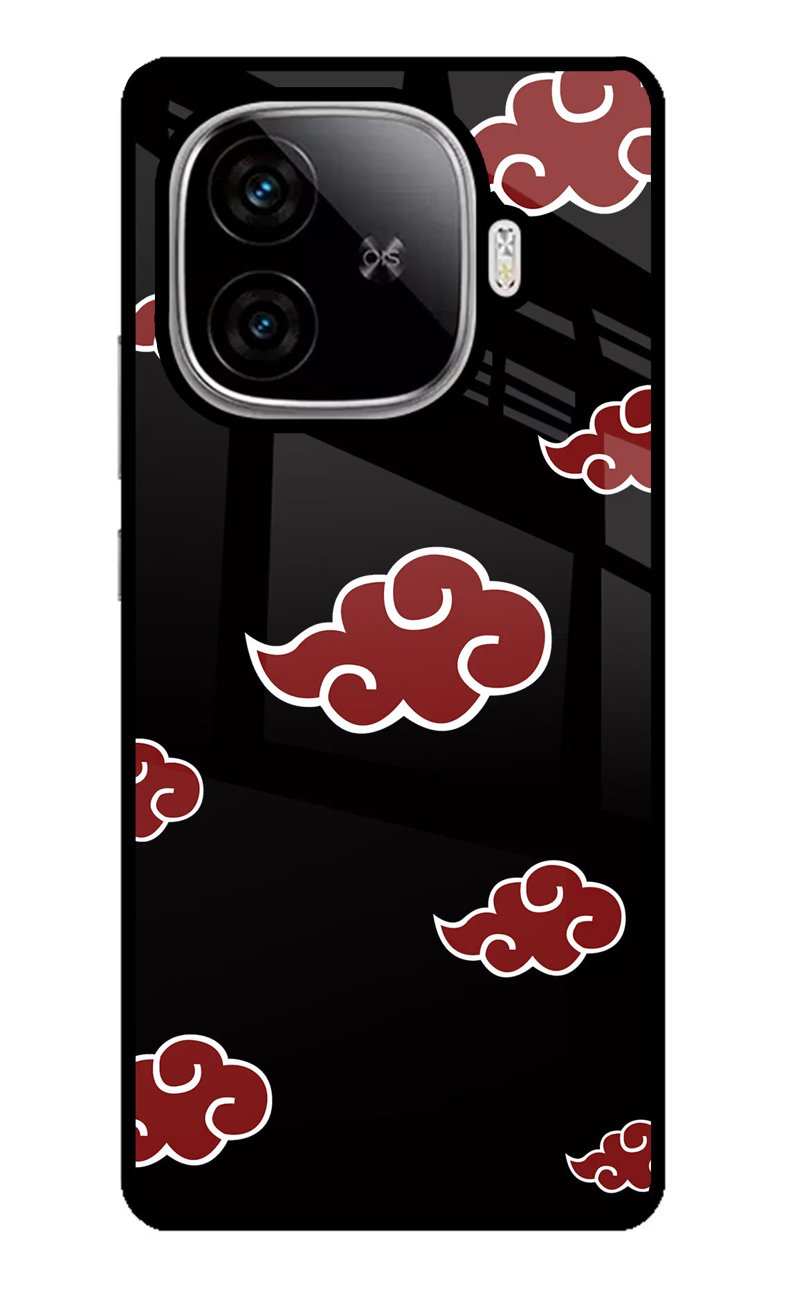 Akatsuki iQOO Neo 10R 5G Back Cover - Akatsuki iQOO Neo 10R 5G Glass Case Back Cover by Casekaro Akatsuki iQOO Neo 10R 5G Glass Case Back Cover by Casekaro