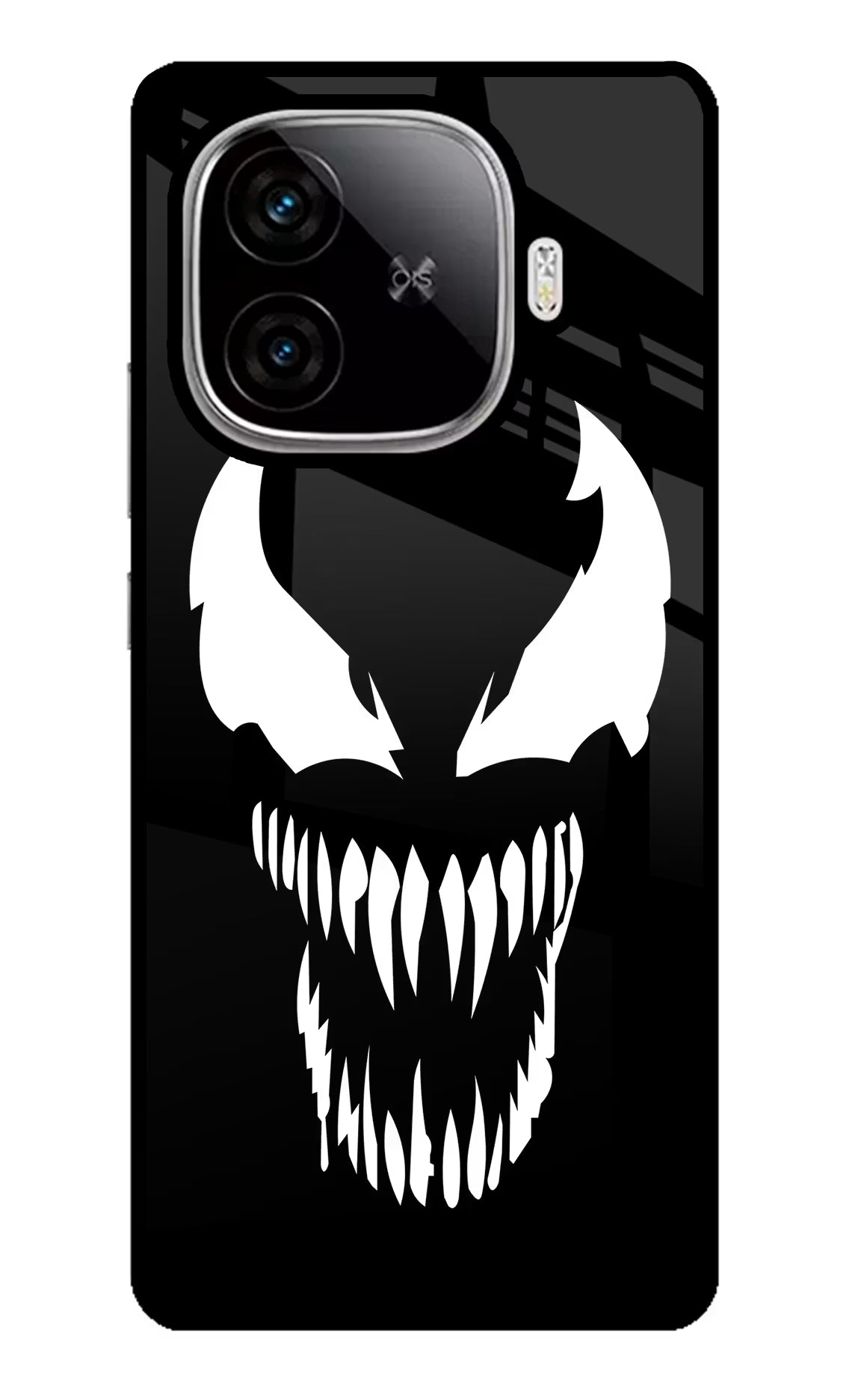 Venom iQOO Neo 10R 5G Back Cover - Venom iQOO Neo 10R 5G Glass Case Back Cover by Casekaro Venom iQOO Neo 10R 5G Glass Case Back Cover by Casekaro