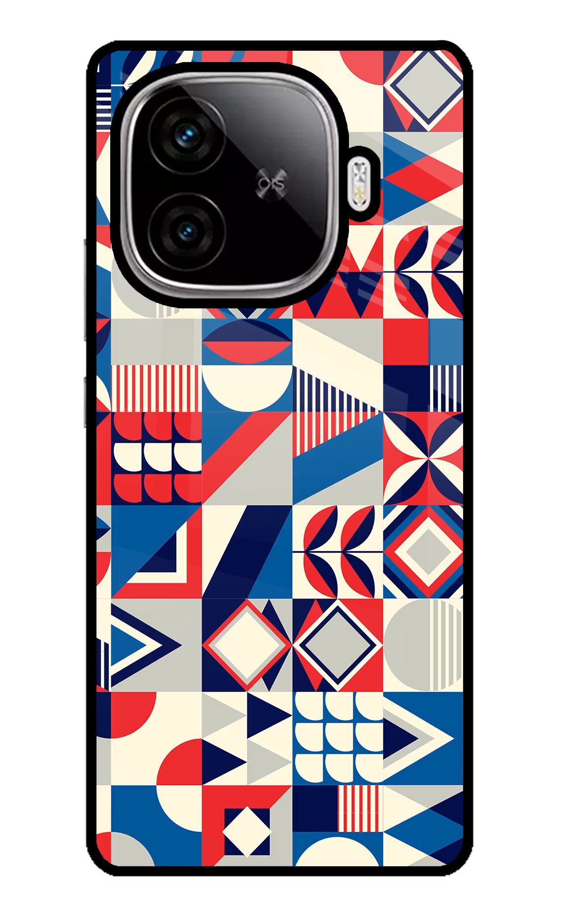 Colorful Pattern iQOO Neo 10R 5G Glass Case - Colorful Pattern iQOO Neo 10R 5G Glass Case Colorful Pattern iQOO Neo 10R 5G Glass Case