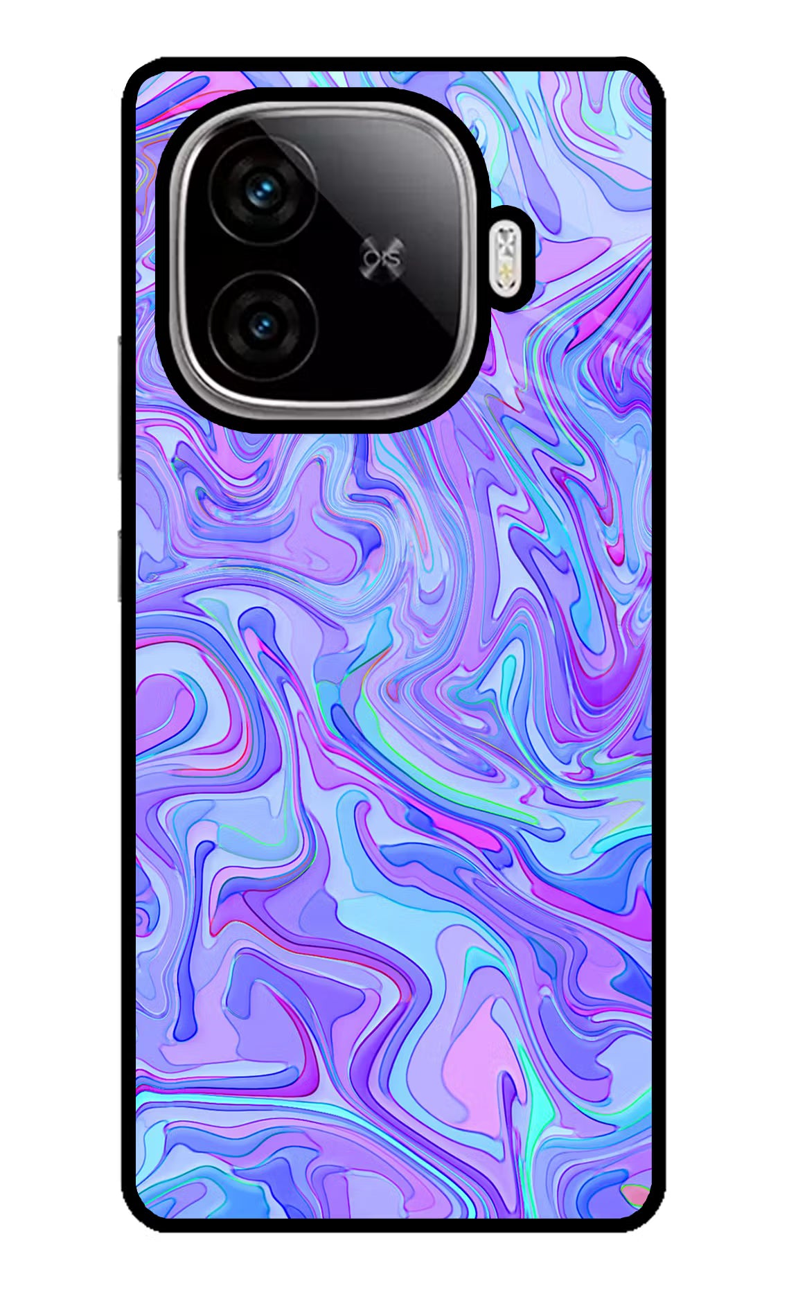 Glitter iQOO Neo 10R 5G Back Cover - Glitter iQOO Neo 10R 5G Glass Case Back Cover by Casekaro Glitter iQOO Neo 10R 5G Glass Case Back Cover by Casekaro