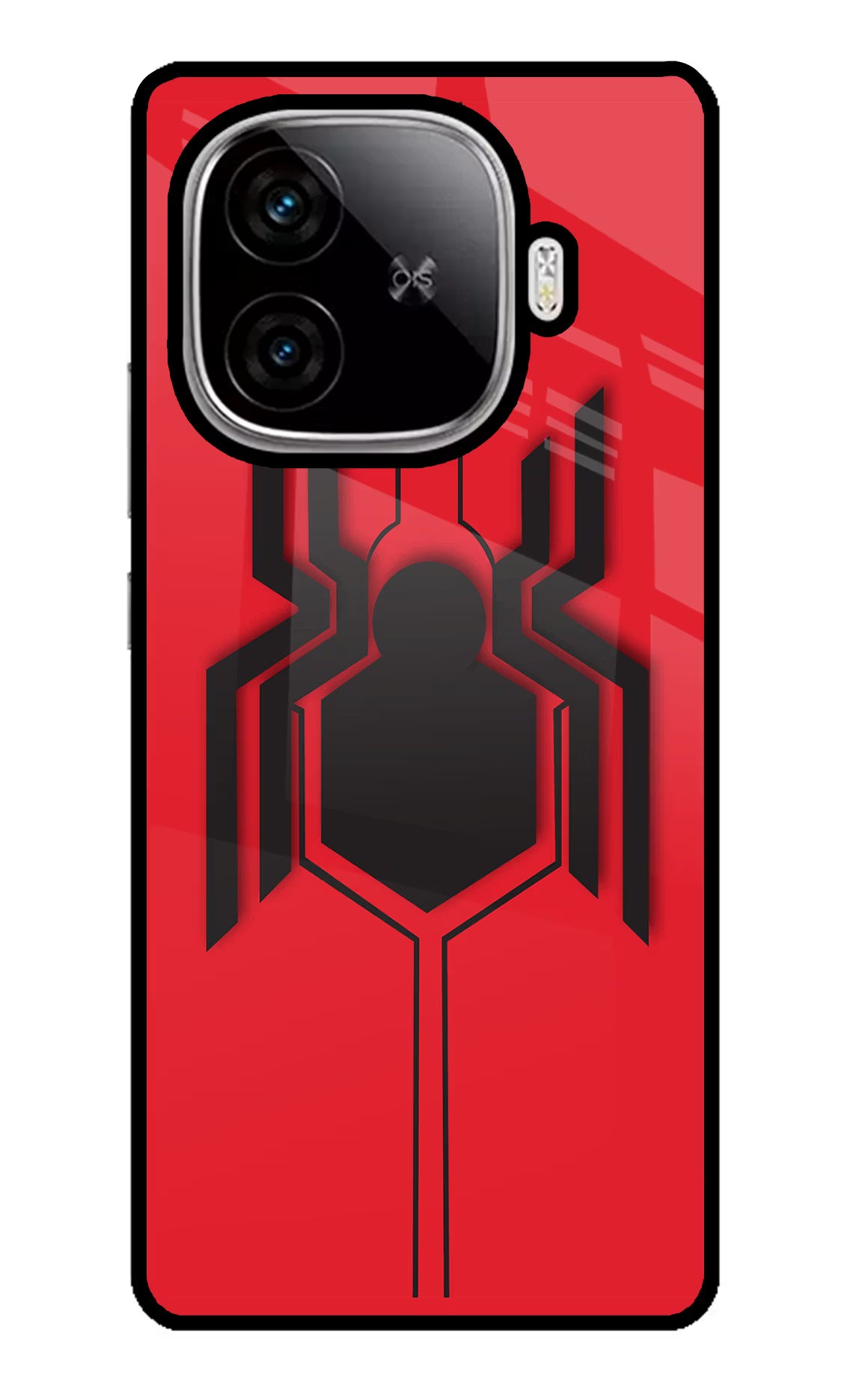 Spider iQOO Neo 10R 5G Glass Case - Spider iQOO Neo 10R 5G Glass Case Spider iQOO Neo 10R 5G Glass Case