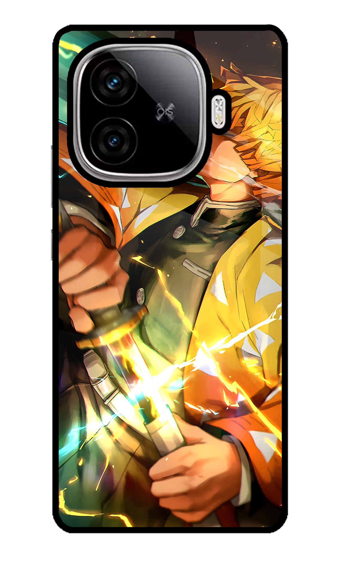Demon Slayer iQOO Neo 10R 5G Glass Case Back Cover by Casekaro