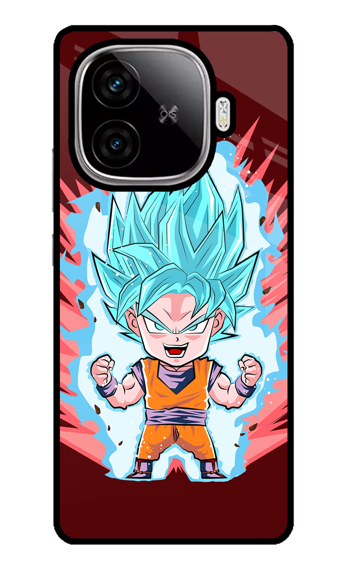 Goku Little iQOO Neo 10R 5G Glass Case - Goku Little iQOO Neo 10R 5G Glass Case Goku Little iQOO Neo 10R 5G Glass Case