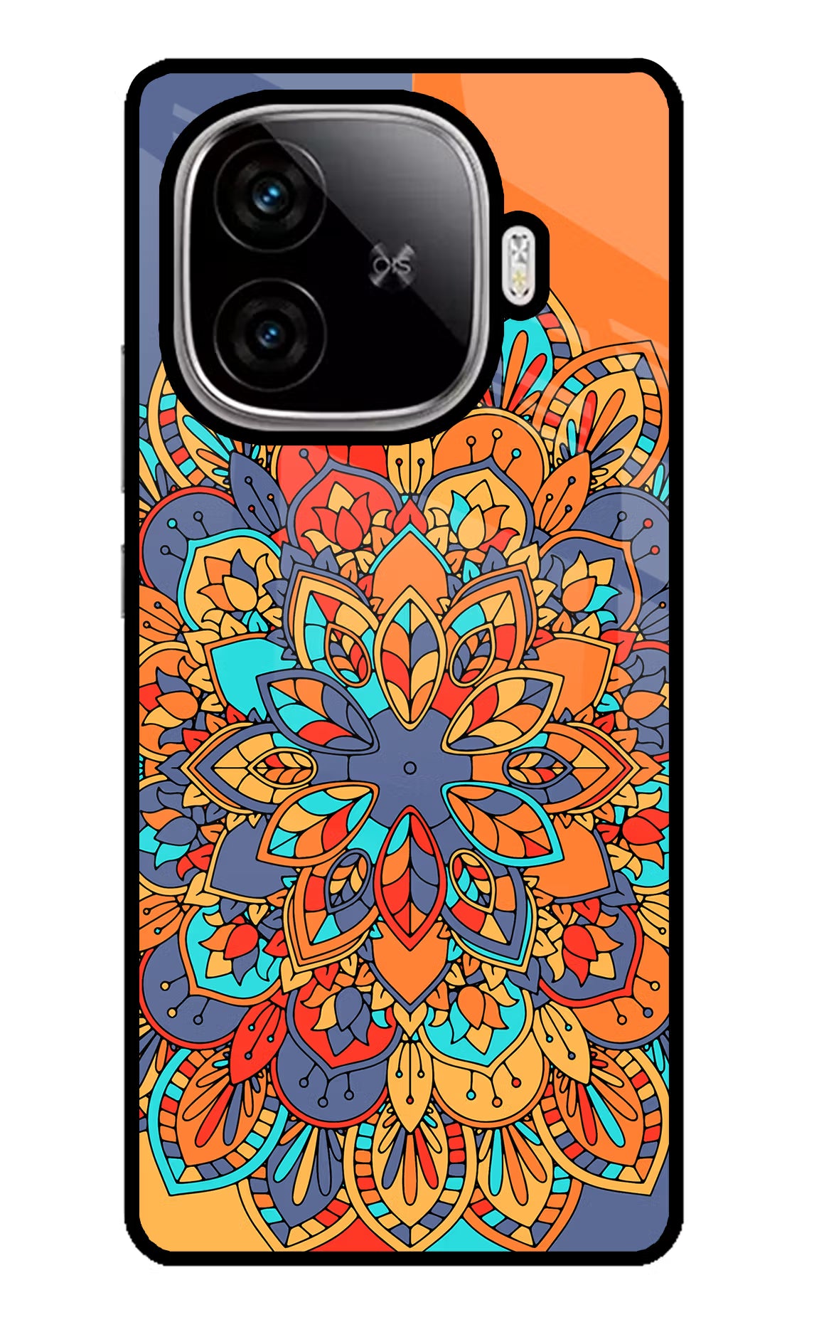 Color Mandala iQOO Neo 10R 5G Glass Case - Color Mandala iQOO Neo 10R 5G Glass Case Color Mandala iQOO Neo 10R 5G Glass Case