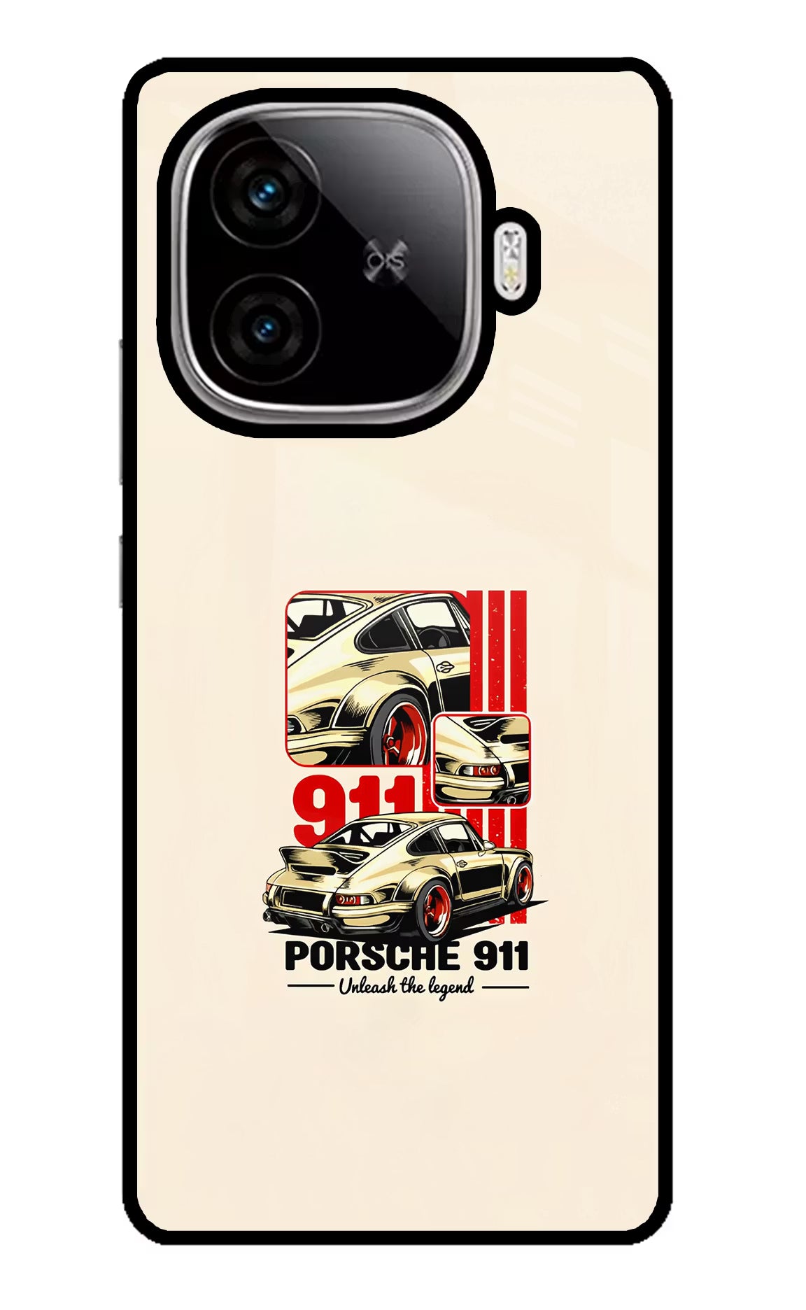 Classic Porsche 911 iQOO Neo 10R 5G Glass Case - Classic Porsche 911 iQOO Neo 10R 5G Glass Case Classic Porsche 911 iQOO Neo 10R 5G Glass Case