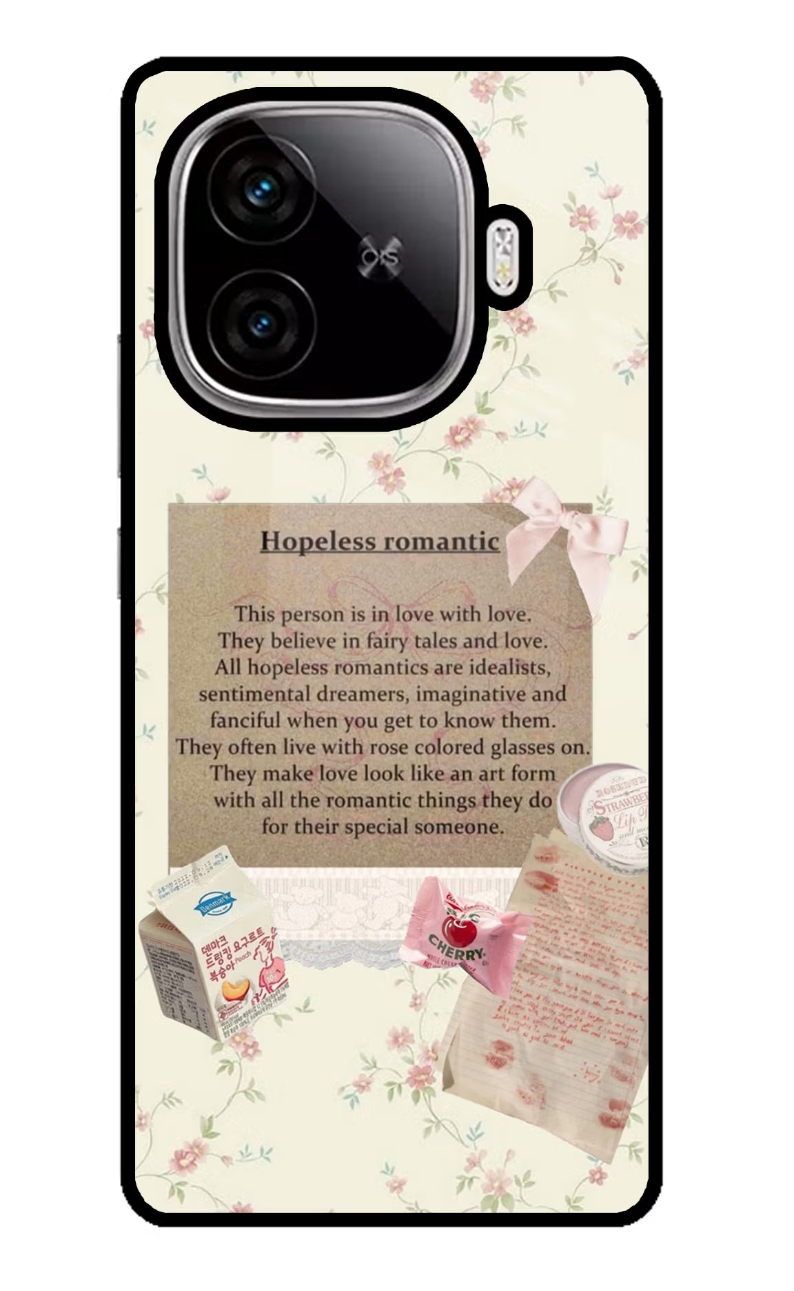 Hopeless Romantic iQOO Neo 10R 5G Glass Case - Hopeless Romantic iQOO Neo 10R 5G Glass Case Hopeless Romantic iQOO Neo 10R 5G Glass Case