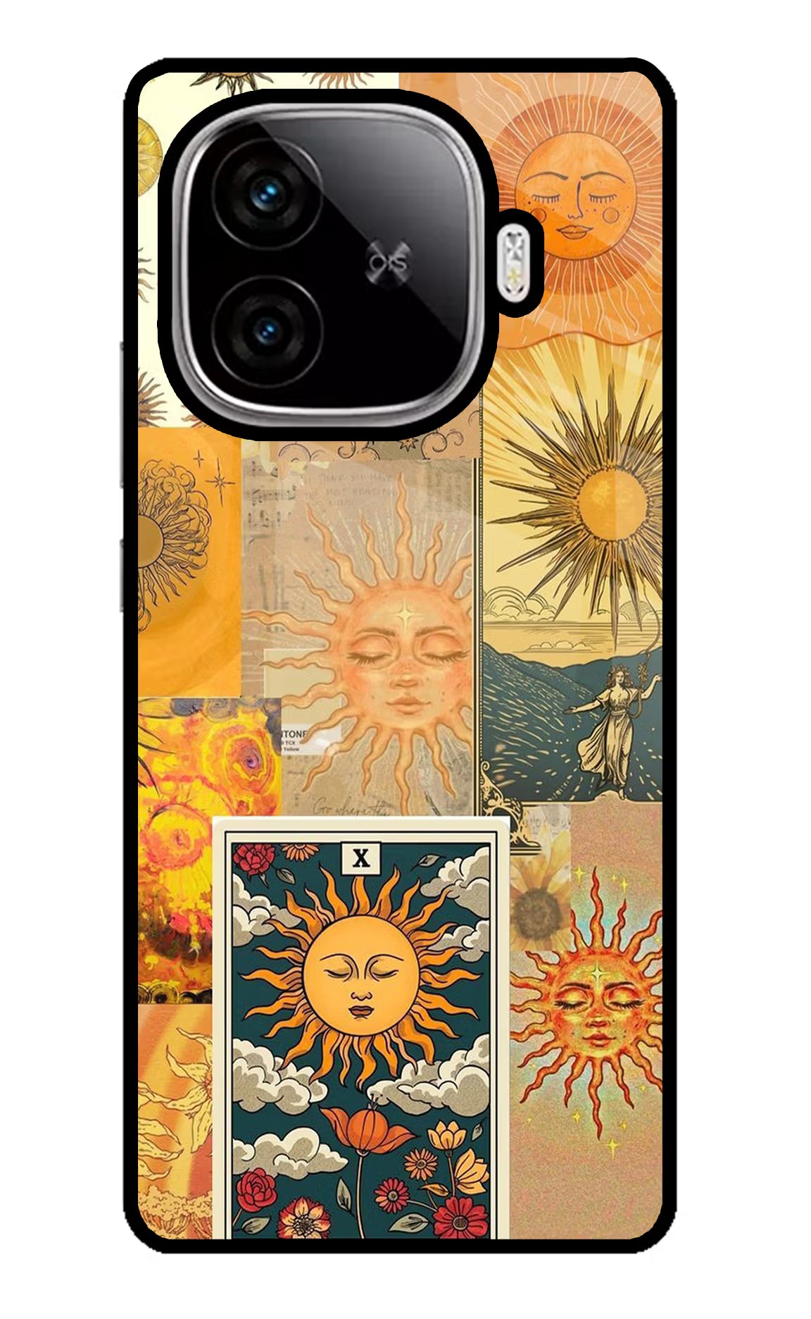 Sun iQOO Neo 10R 5G Back Cover - Sun iQOO Neo 10R 5G Glass Case Back Cover by Casekaro Sun iQOO Neo 10R 5G Glass Case Back Cover by Casekaro