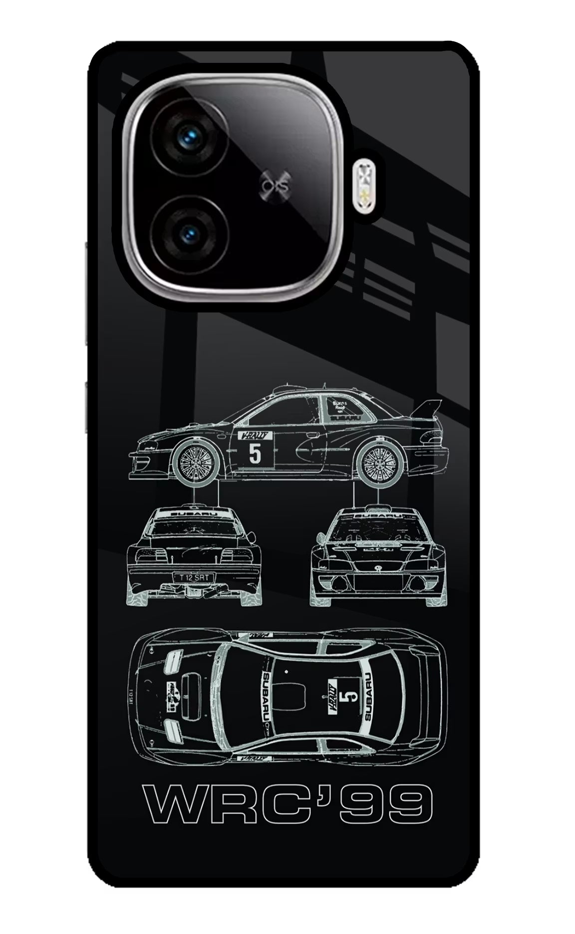 WRC'99 iQOO Neo 10R 5G Glass Case Back Cover by Casekaro