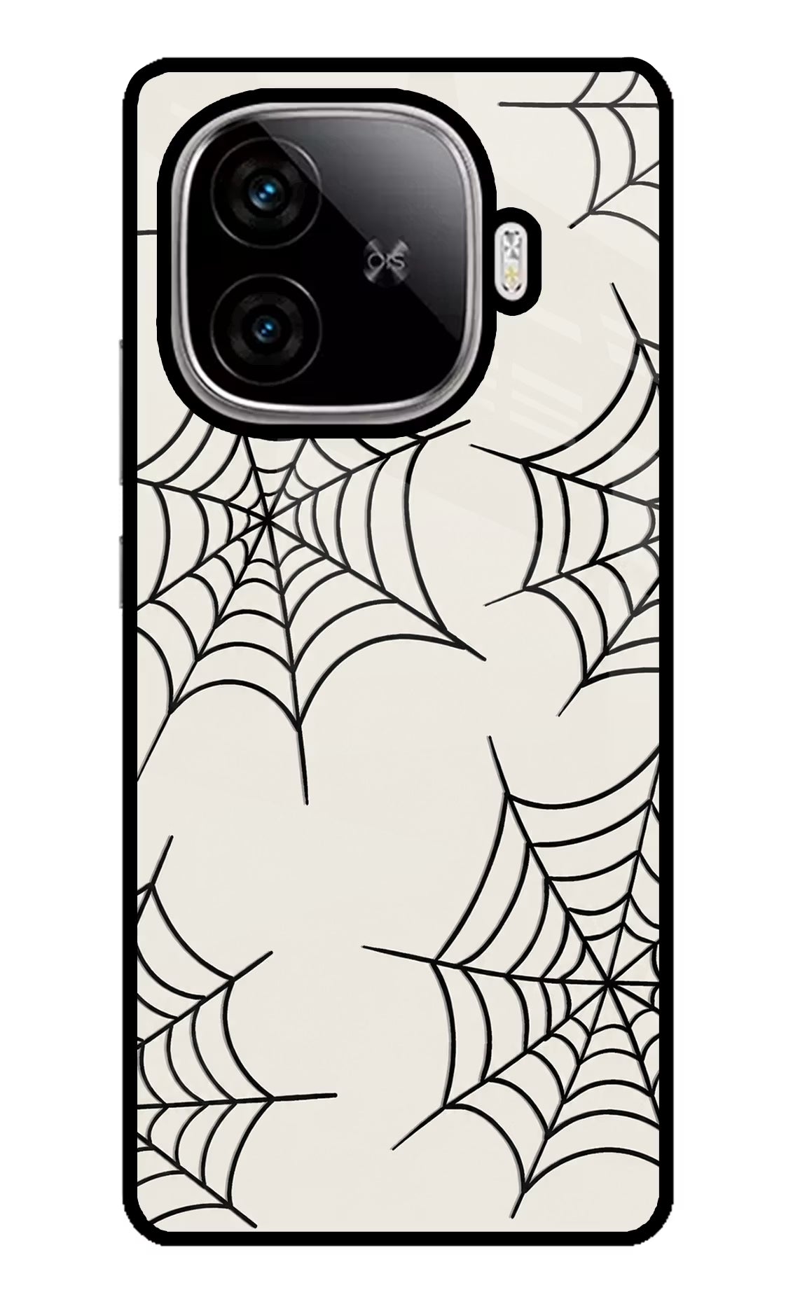 Spider Web iQOO Neo 10R 5G Glass Case - Spider Web iQOO Neo 10R 5G Glass Case Spider Web iQOO Neo 10R 5G Glass Case
