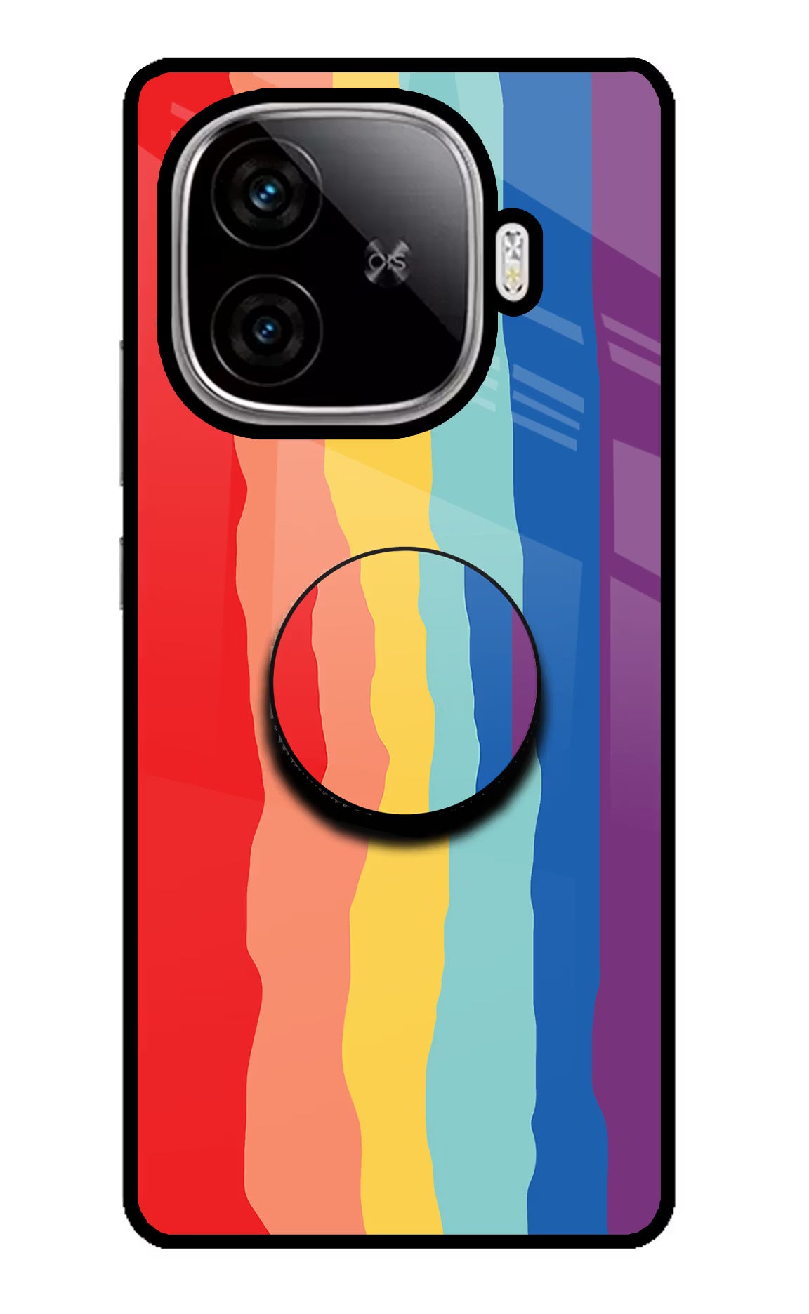 Rainbow iQOO Neo 10R 5G Pop Case - Rainbow iQOO Neo 10R 5G Pop Case by Casekaro Rainbow iQOO Neo 10R 5G Pop Case by Casekaro